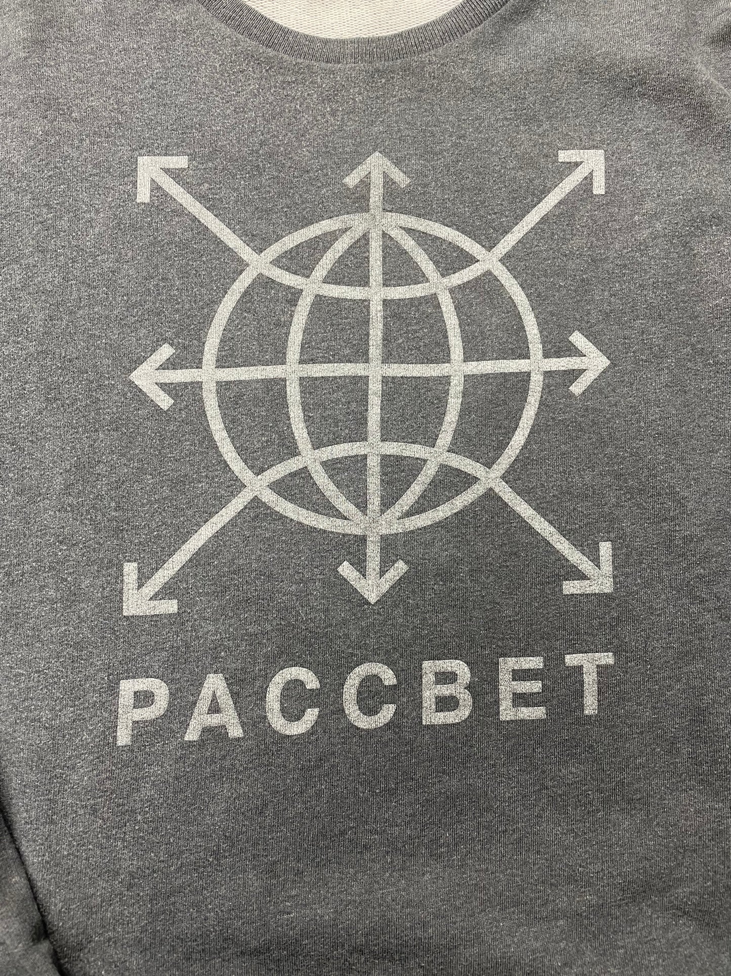 Gosha Rubchinskiy S/S 2014 "Dawn" reflective print crewneck (grey) - size L