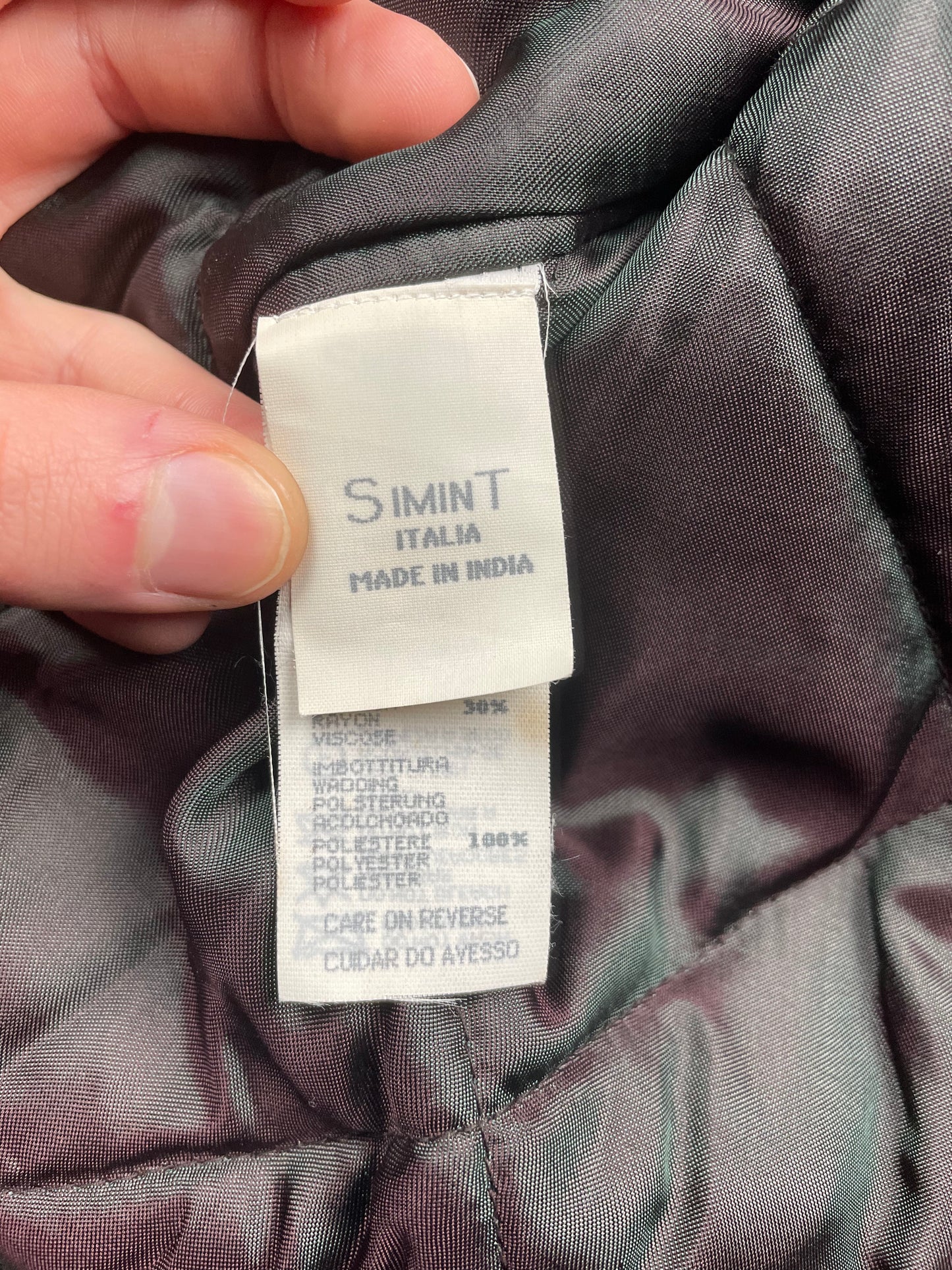 1990's Armani Jeans leather bomber jacket - size 54