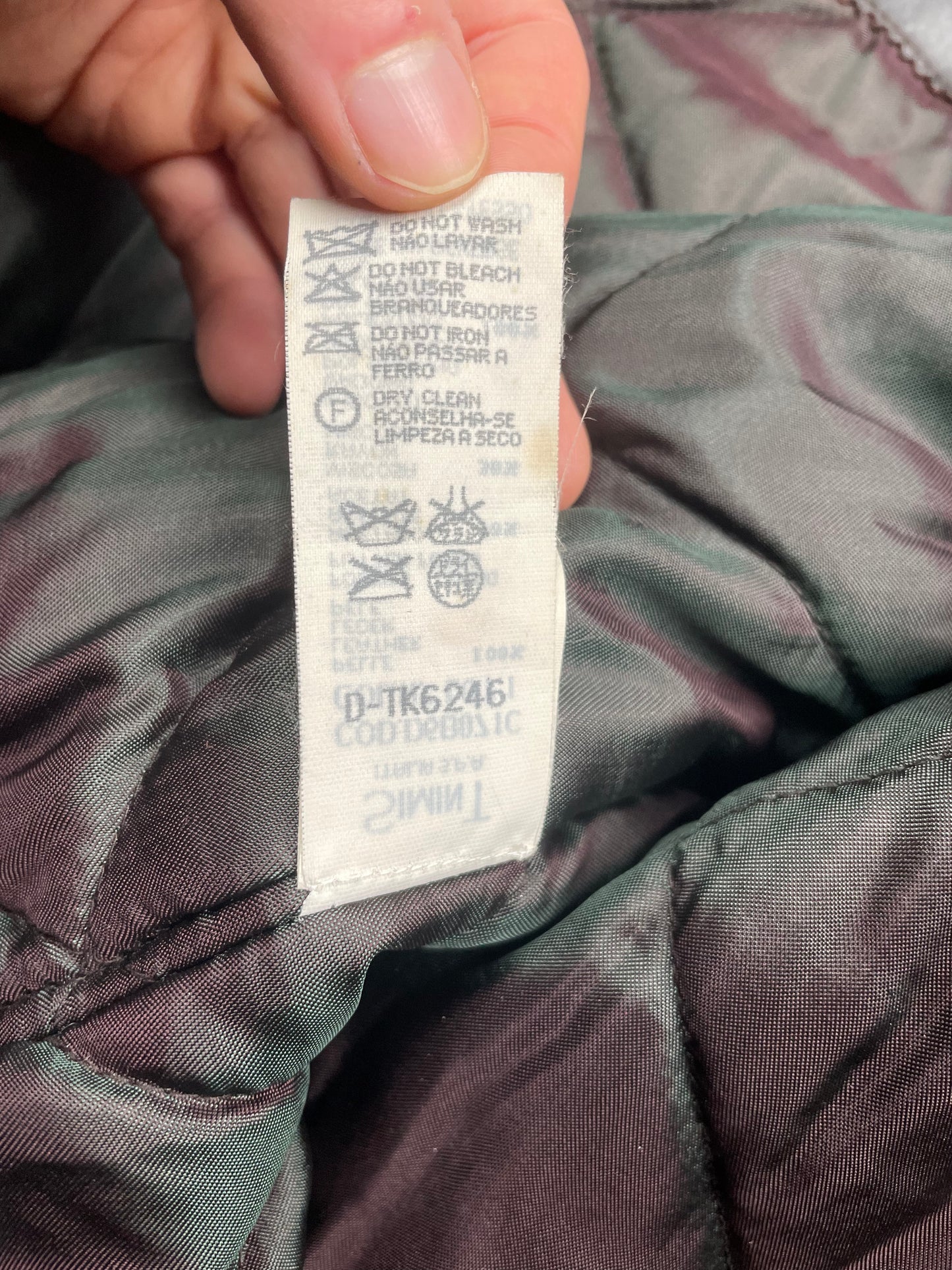 1990's Armani Jeans leather bomber jacket - size 54