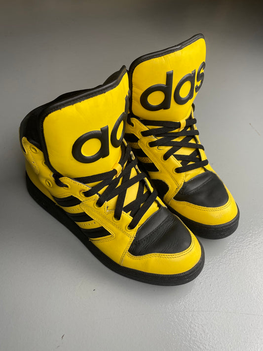 adidas Originals by Jeremy Scott S/S 2012 JS Instinct Hi (black/yellow) - size 42