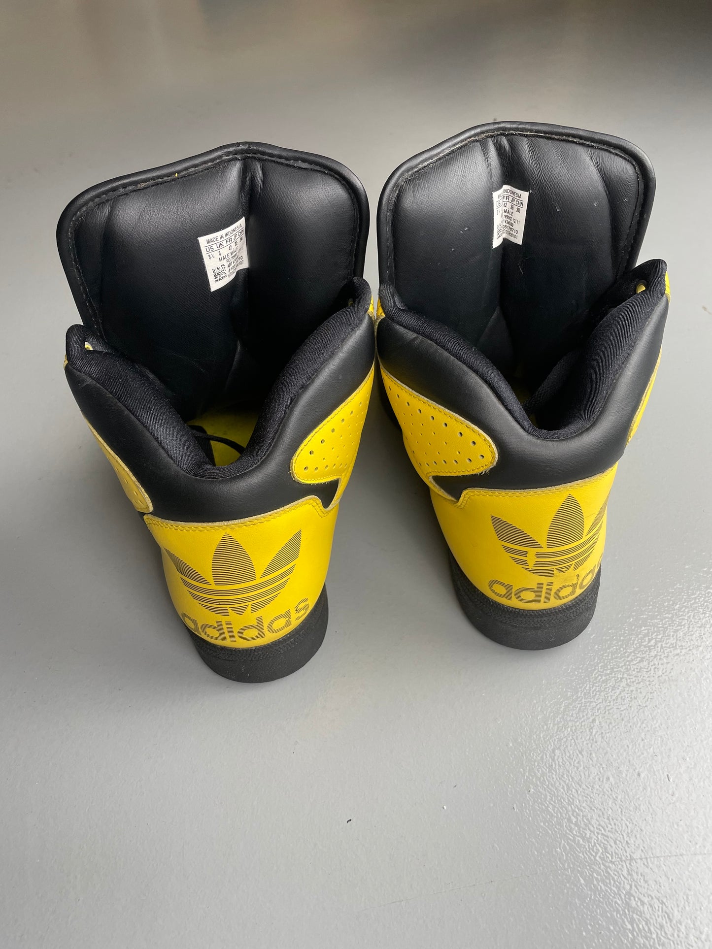 adidas Originals by Jeremy Scott S/S 2012 JS Instinct Hi (black/yellow) - size 42