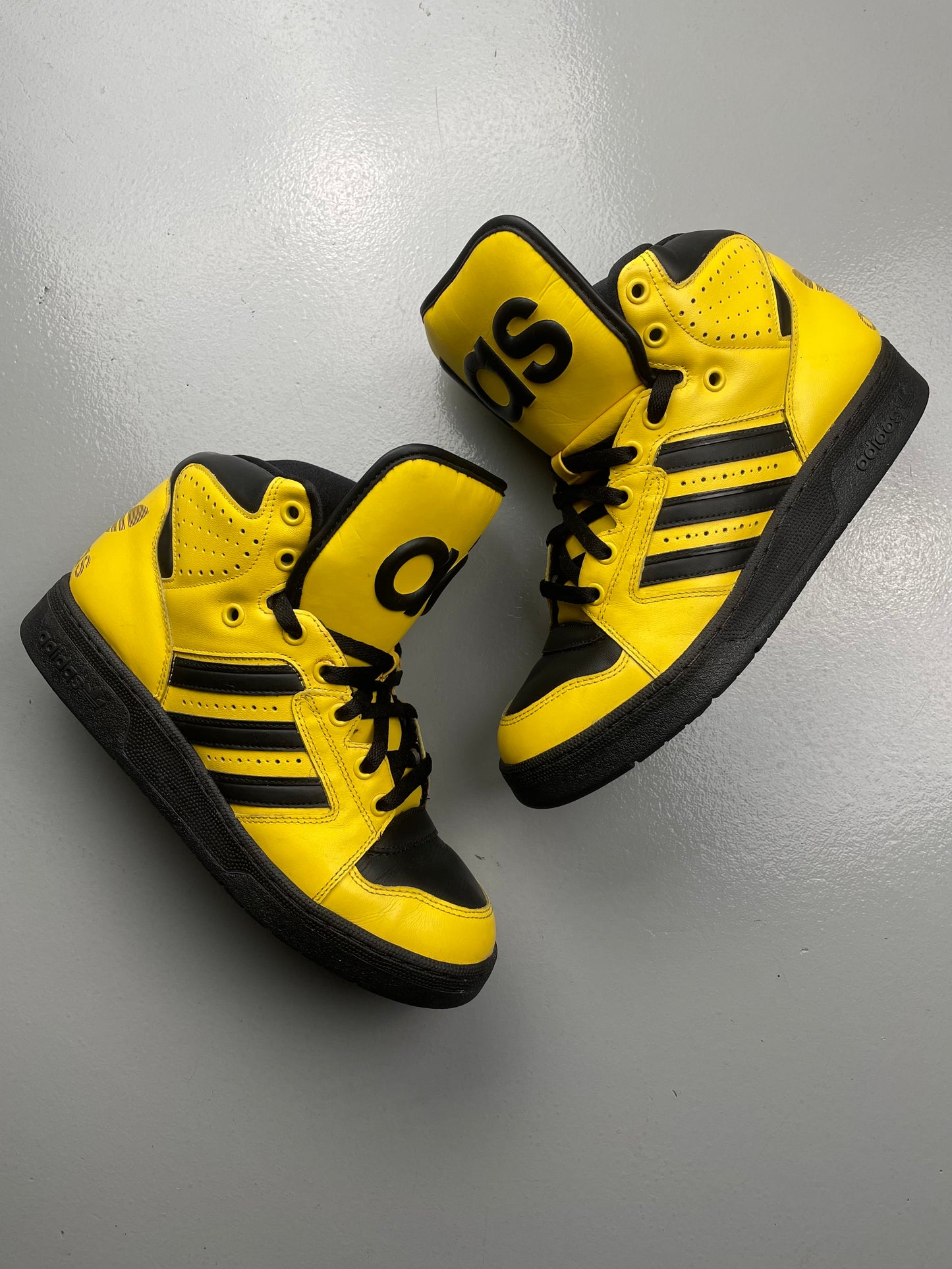 adidas Originals by Jeremy Scott S/S 2012 JS Instinct Hi (black/yellow) - size 42