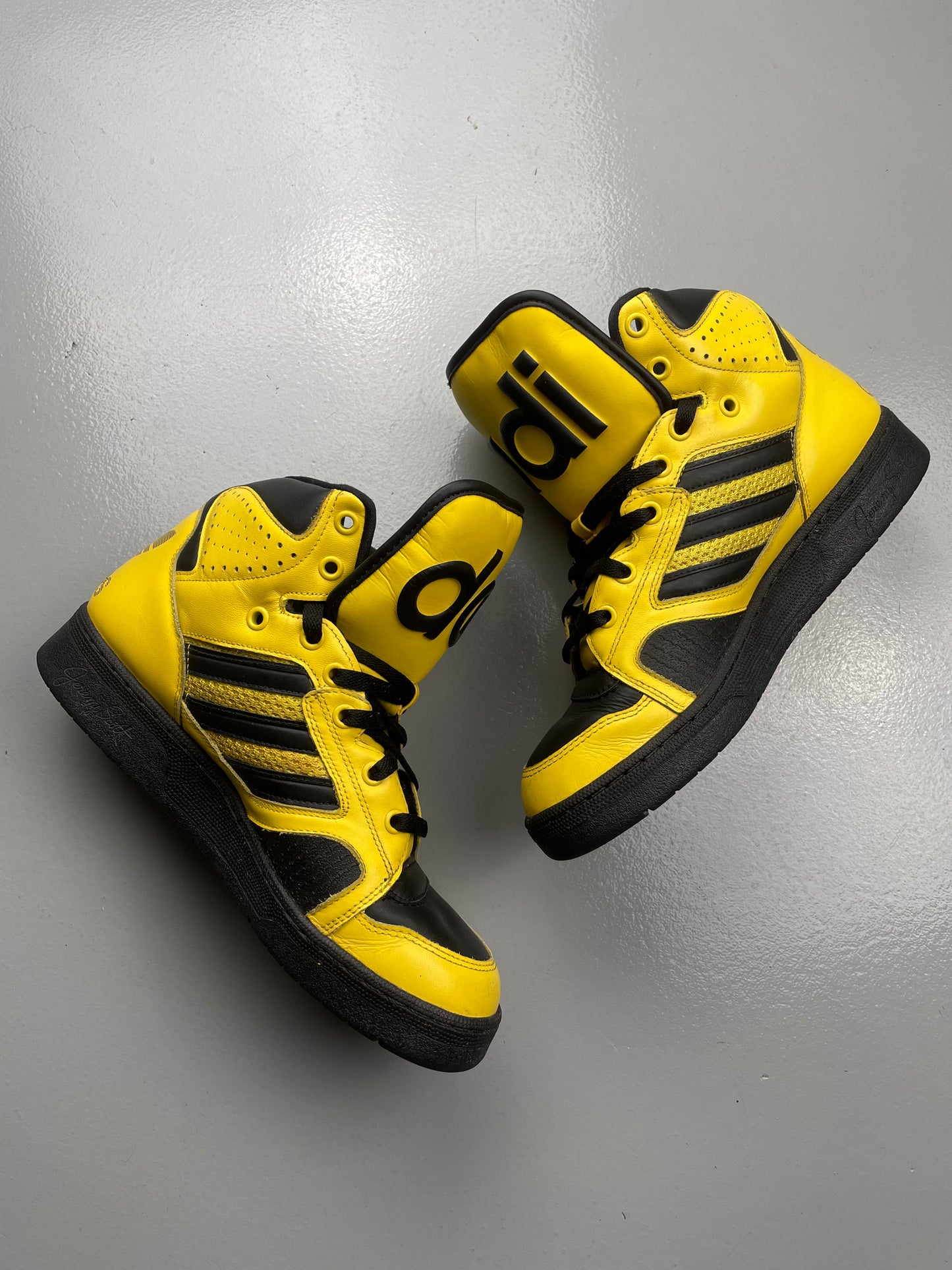 adidas Originals by Jeremy Scott S/S 2012 JS Instinct Hi (black/yellow) - size 42