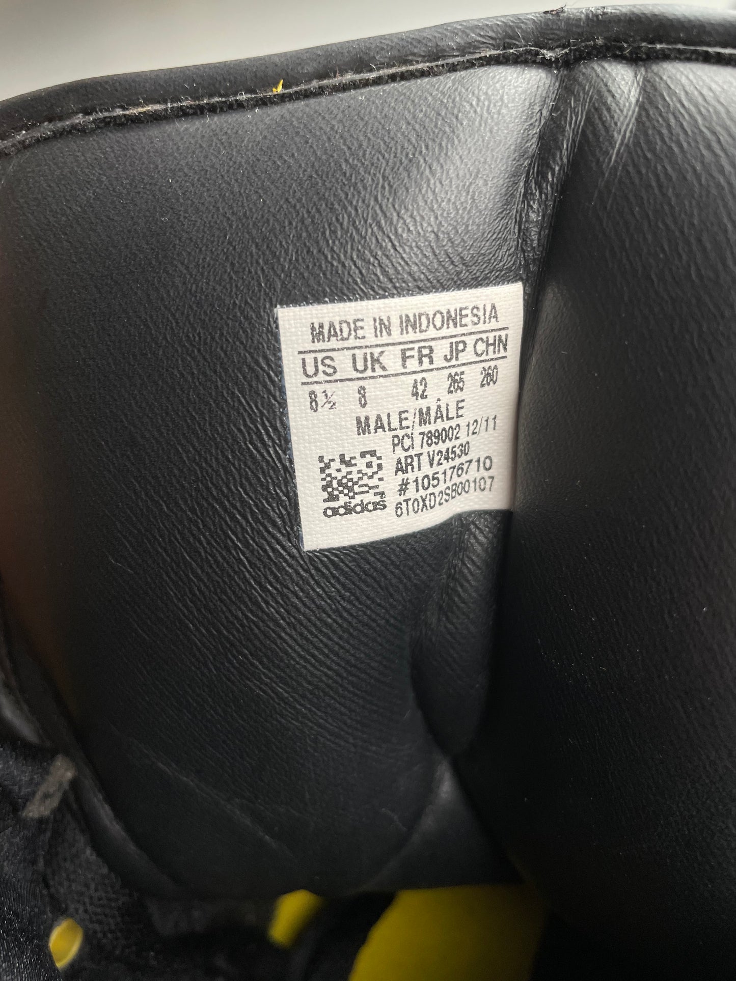 adidas Originals by Jeremy Scott S/S 2012 JS Instinct Hi (black/yellow) - size 42