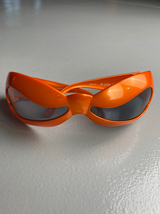 Linda Farrow X Jeremy Scott Nuwave (Tangerine/Silver)
