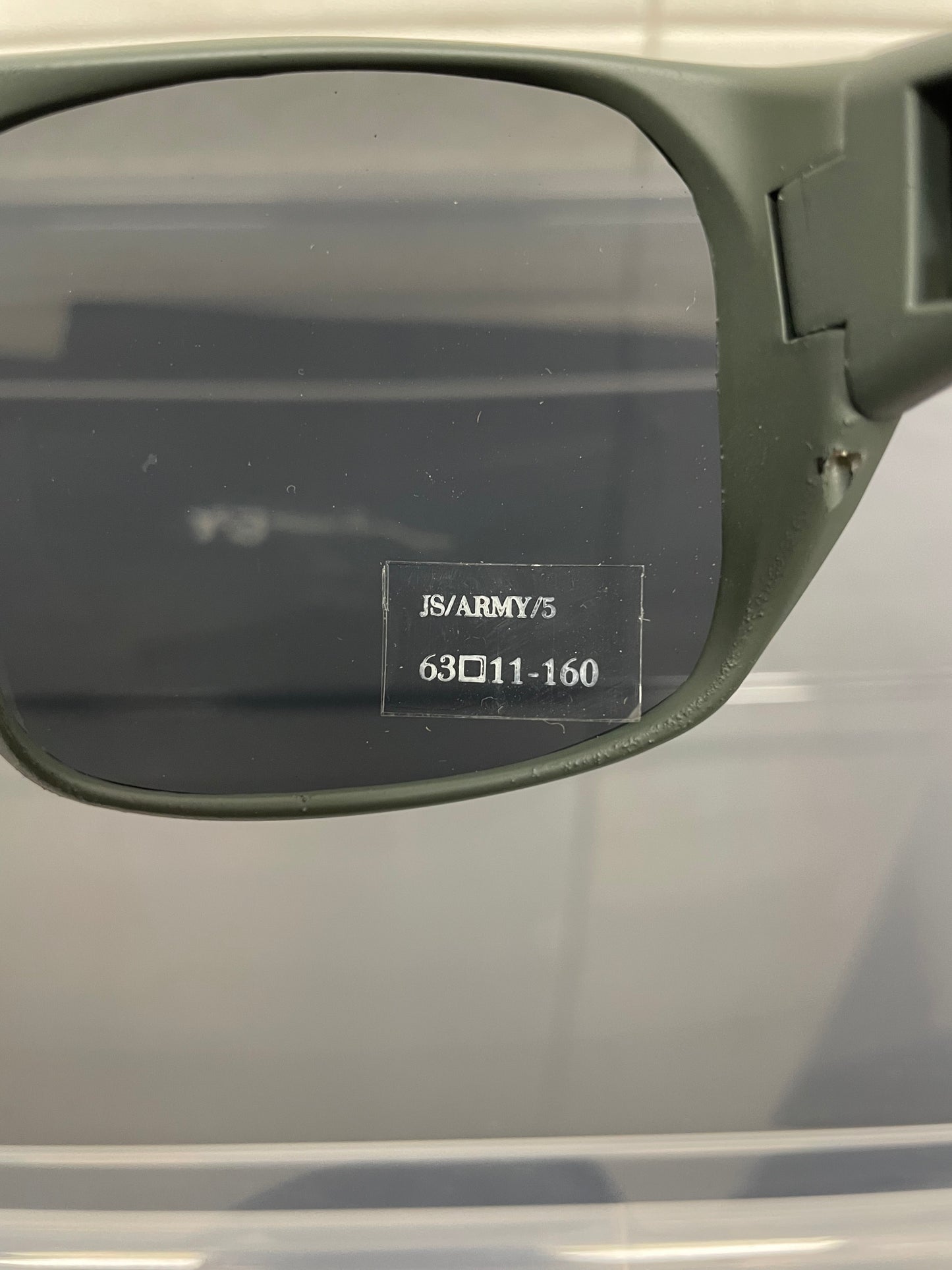 Linda Farrow X Jeremy Scott S/S 2013 army sunglasses (military green)