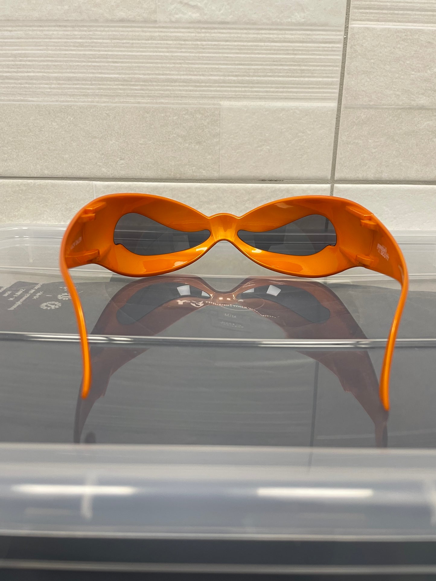 Linda Farrow X Jeremy Scott Nuwave (Tangerine/Silver)