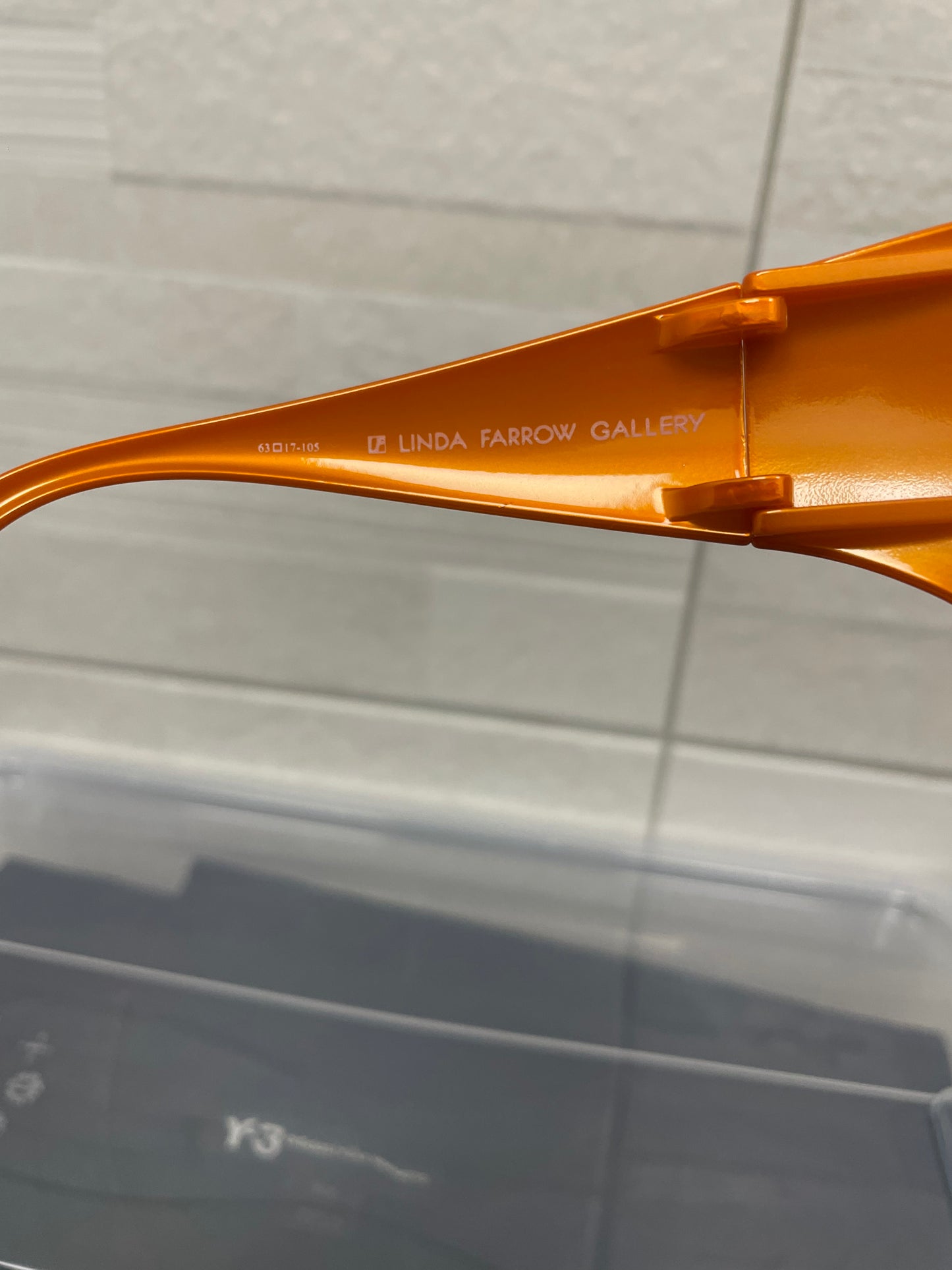 Linda Farrow X Jeremy Scott Nuwave (Tangerine/Silver)