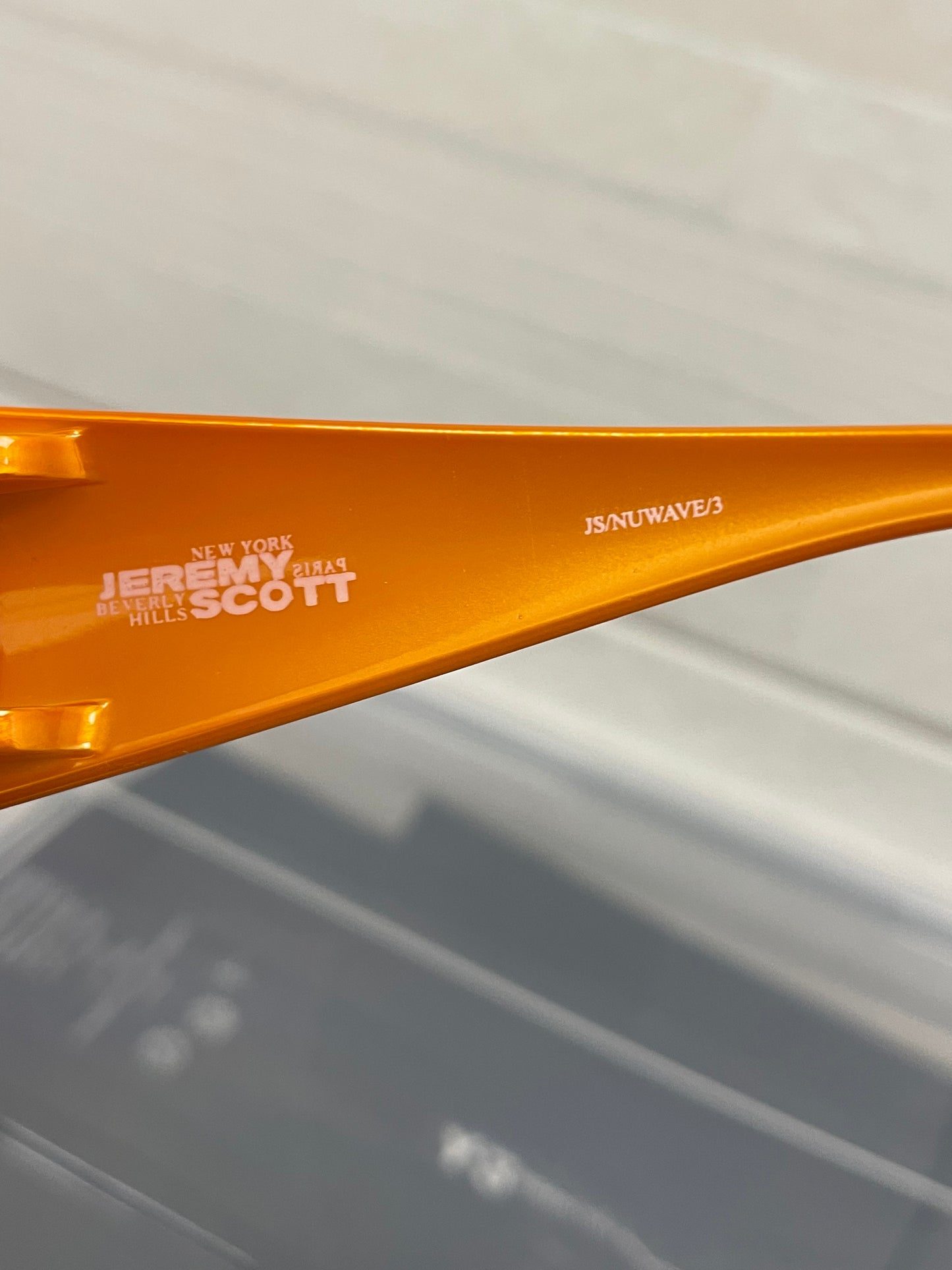 Linda Farrow X Jeremy Scott Nuwave (Tangerine/Silver)