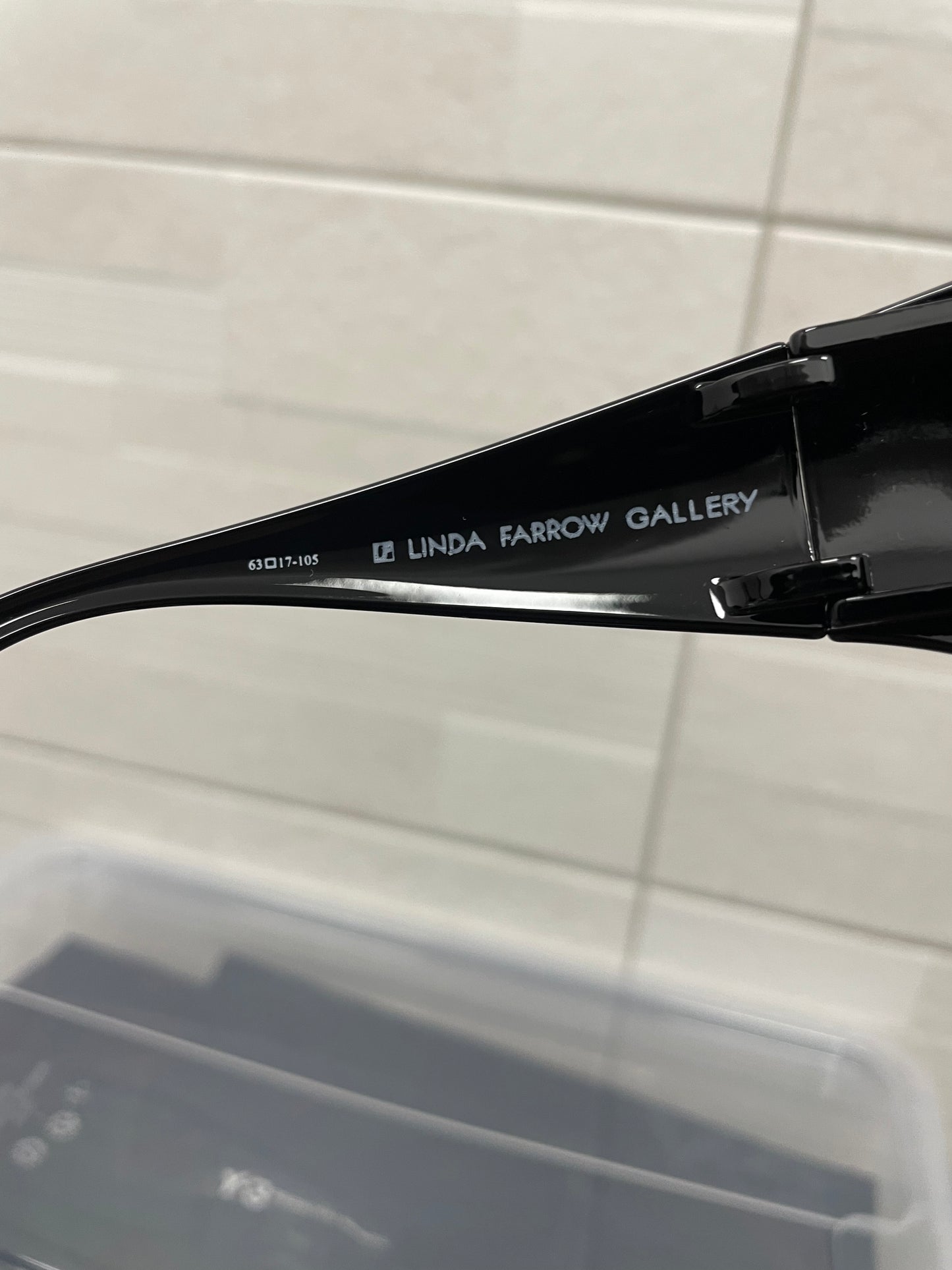 Linda Farrow X Jeremy Scott Nuwave (Black/Solid Grey)