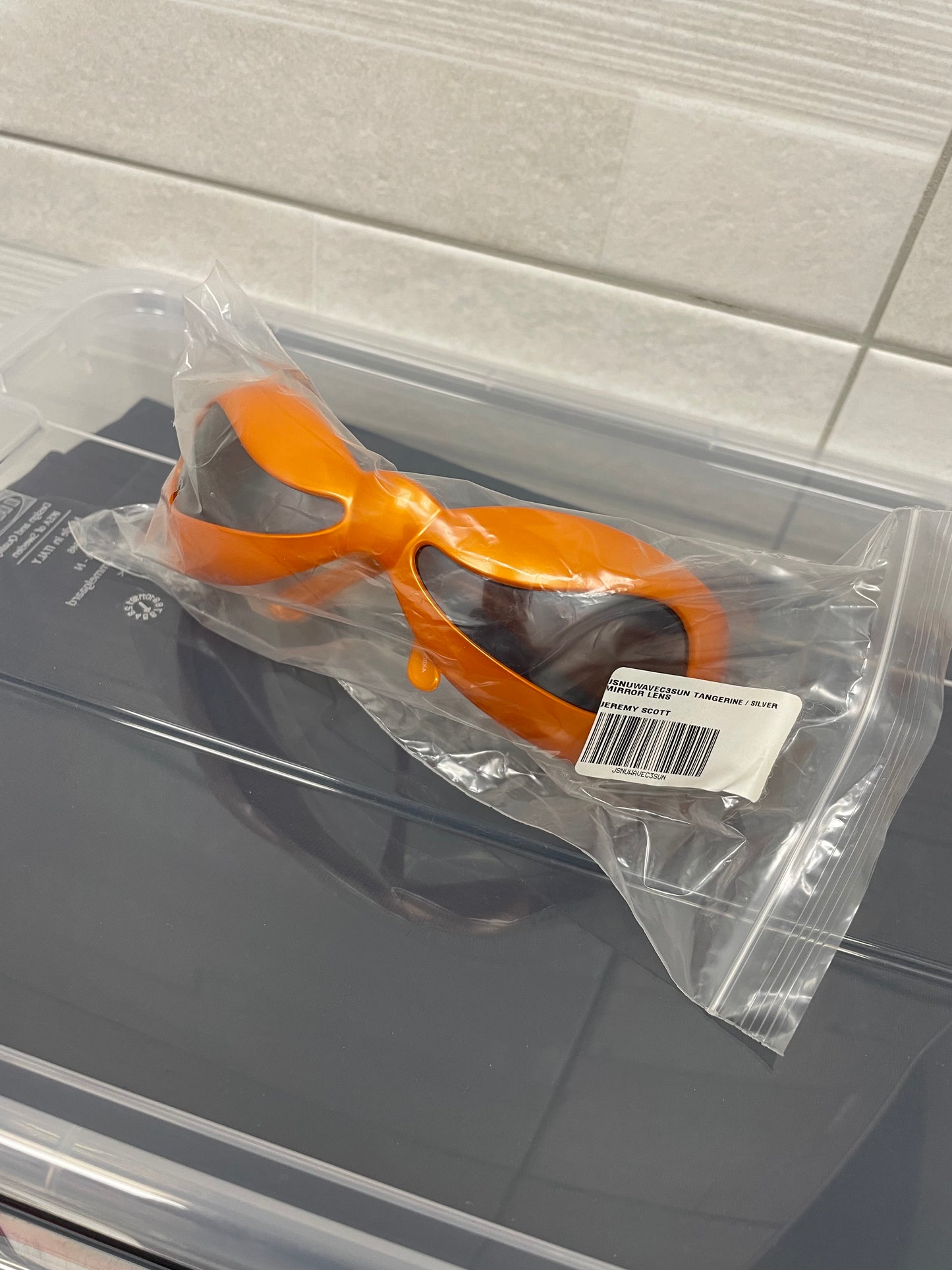 Linda Farrow X Jeremy Scott Nuwave (Tangerine/Silver)