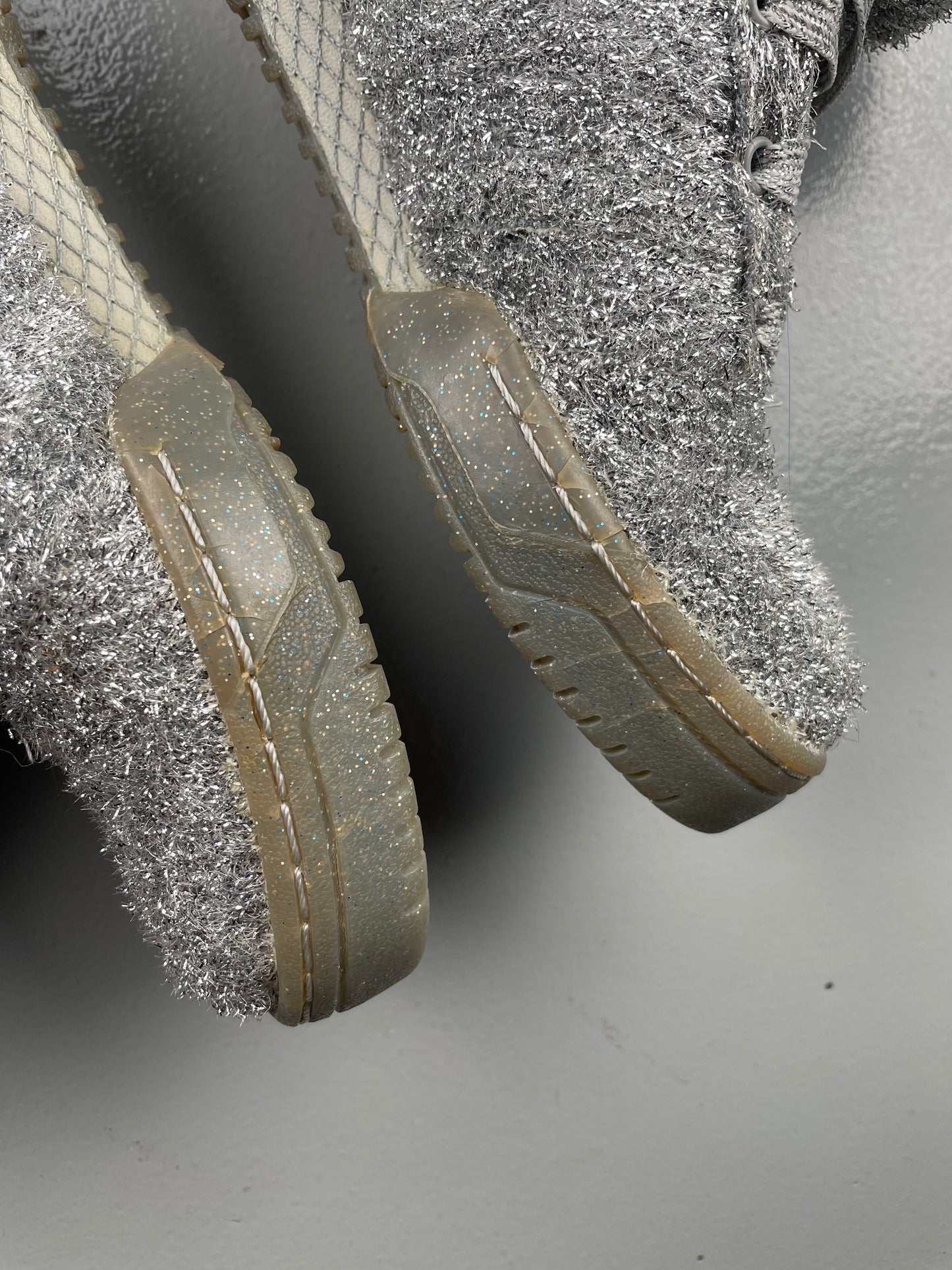 adidas Originals by Jeremy Scott A/W 2013 JS Bear "Tinsel Silver" - size 39 1/3