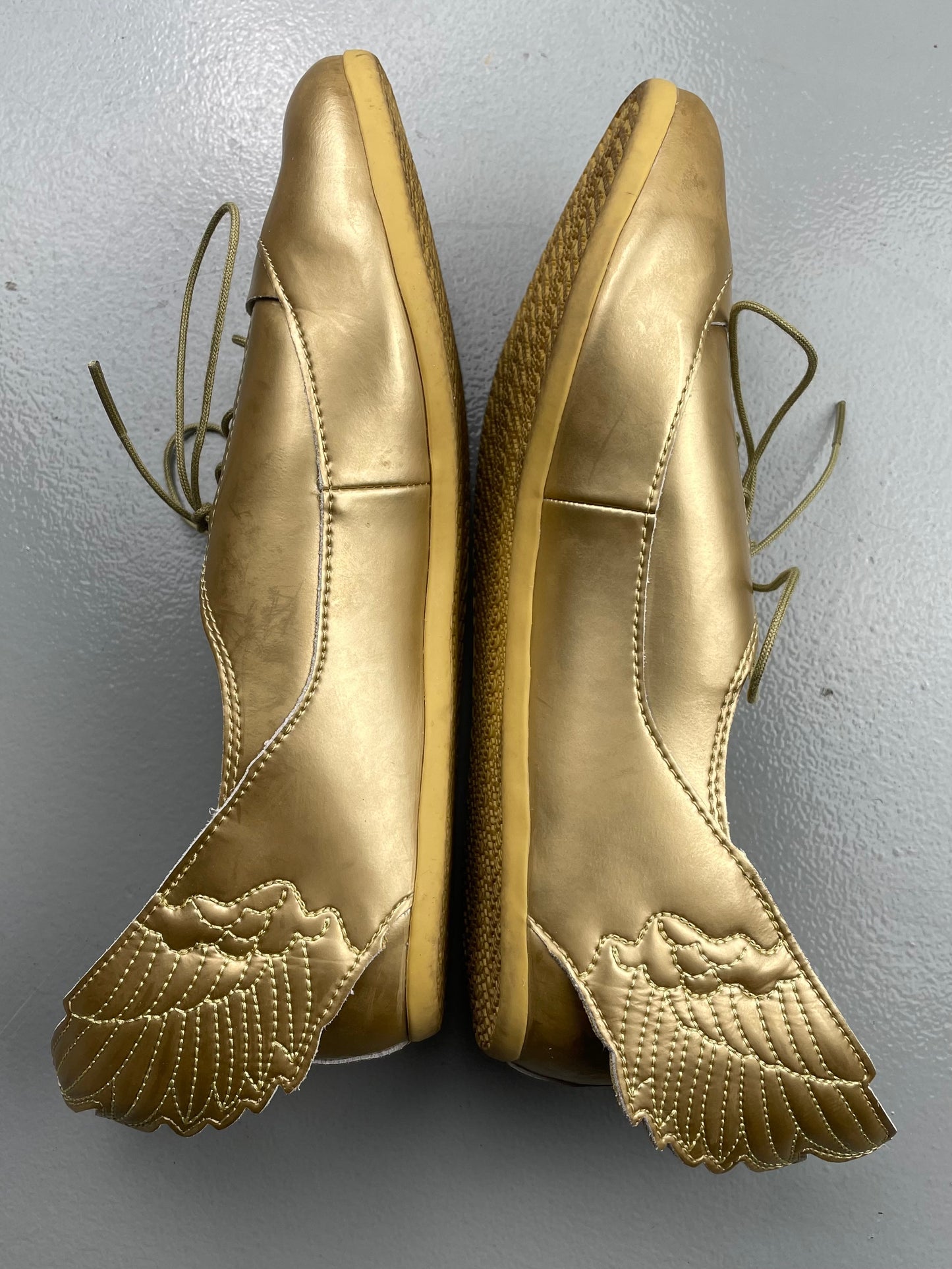 adidas Originals by Jeremy Scott S/S 2014 JS Wings Easy Five Gold - size 38 2/3