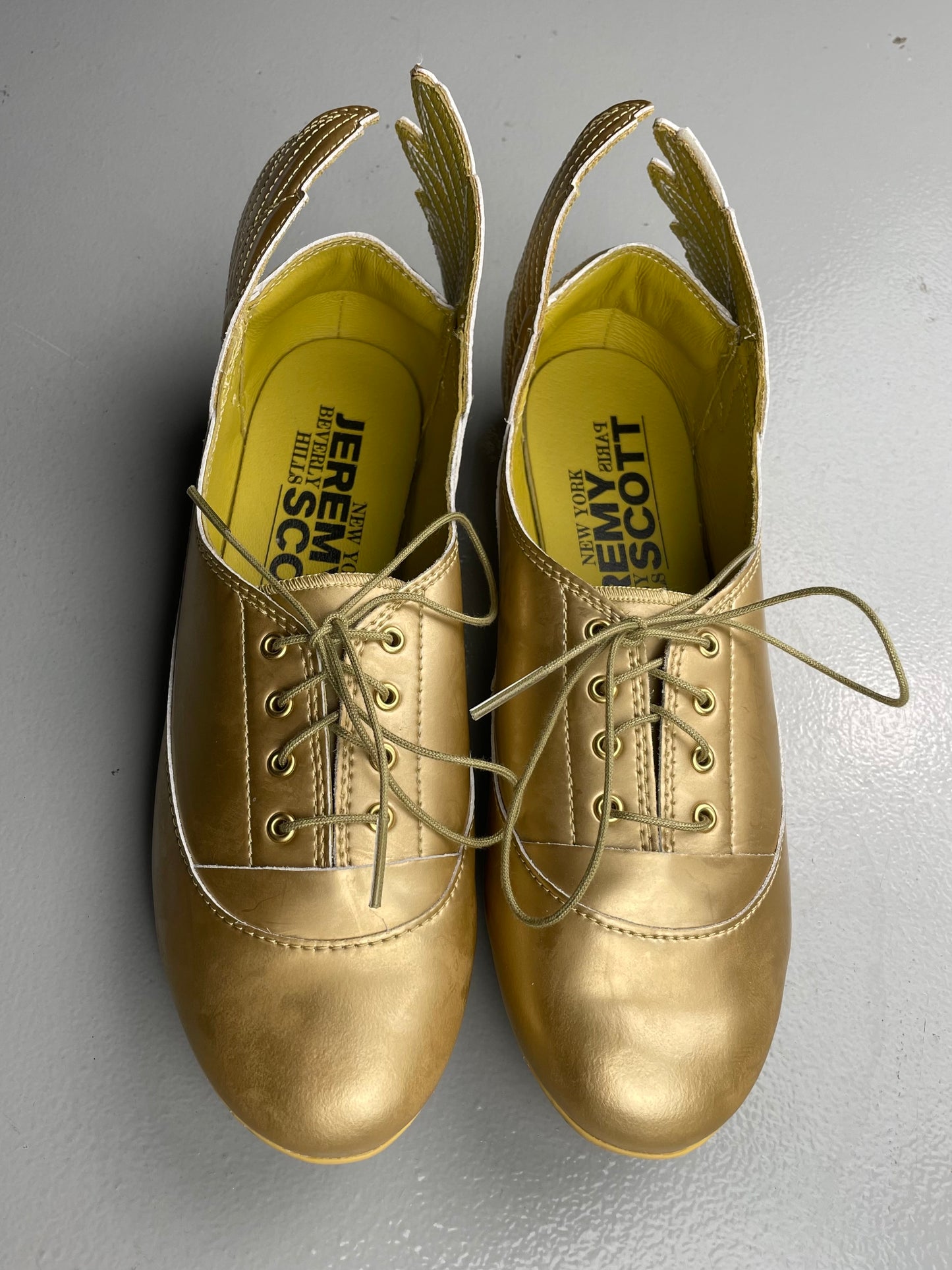adidas Originals by Jeremy Scott S/S 2014 JS Wings Easy Five Gold - size 38 2/3
