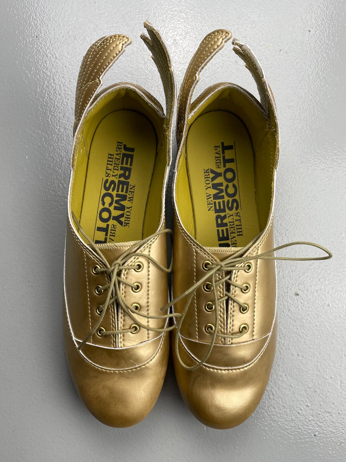 adidas Originals by Jeremy Scott S/S 2014 JS Wings Easy Five Gold - size 38 2/3