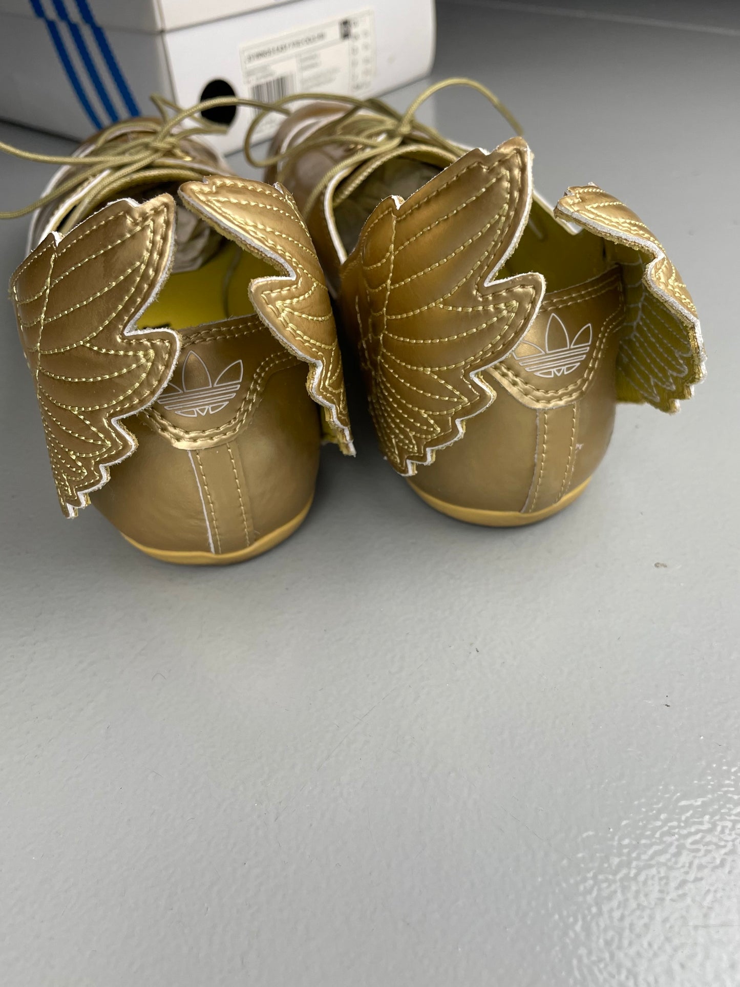 adidas Originals by Jeremy Scott S/S 2014 JS Wings Easy Five Gold - size 38 2/3