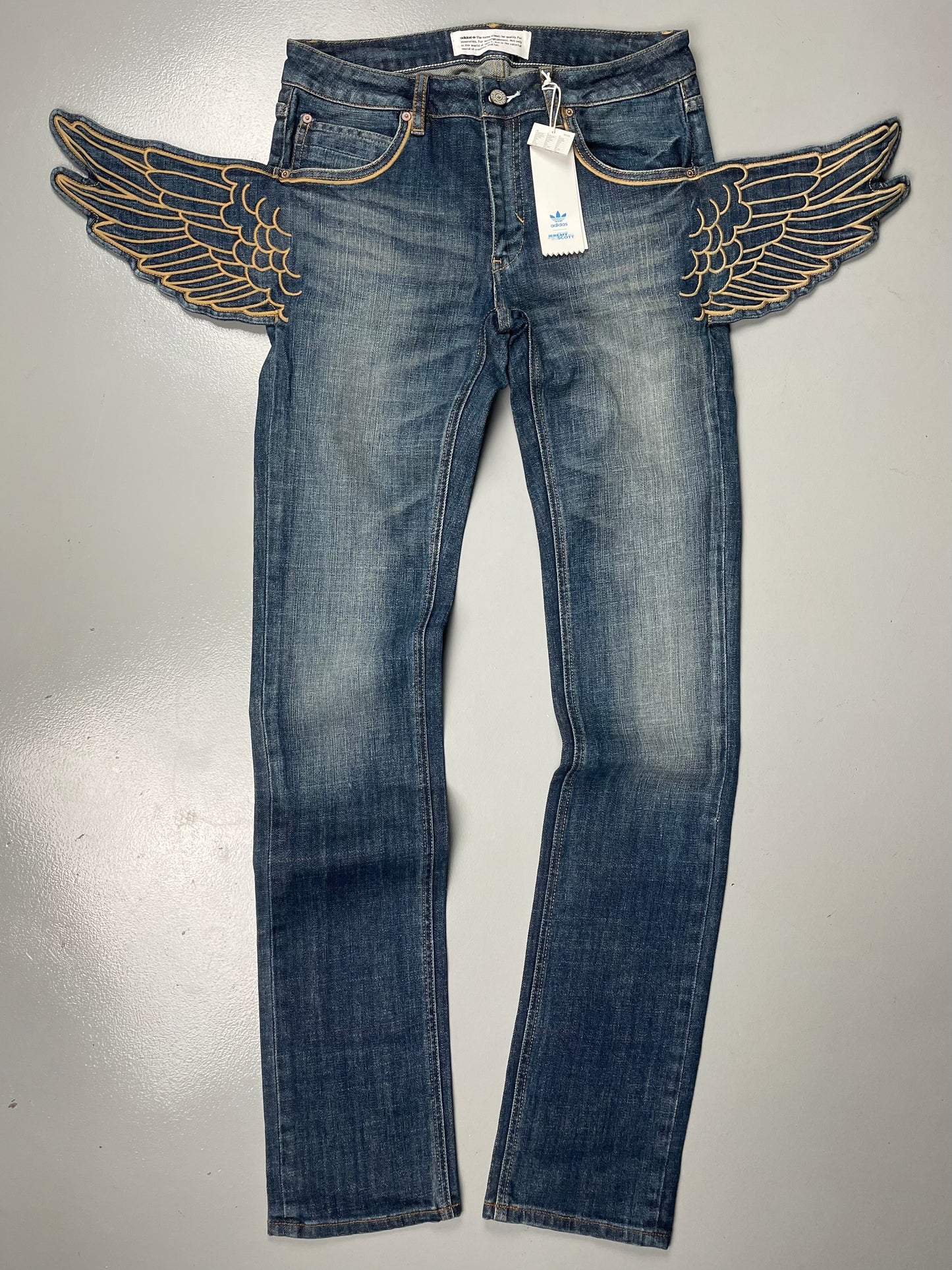 adidas Originals by Jeremy Scott A/W 2011 Wings Cupie JS skinny jeans - size 29