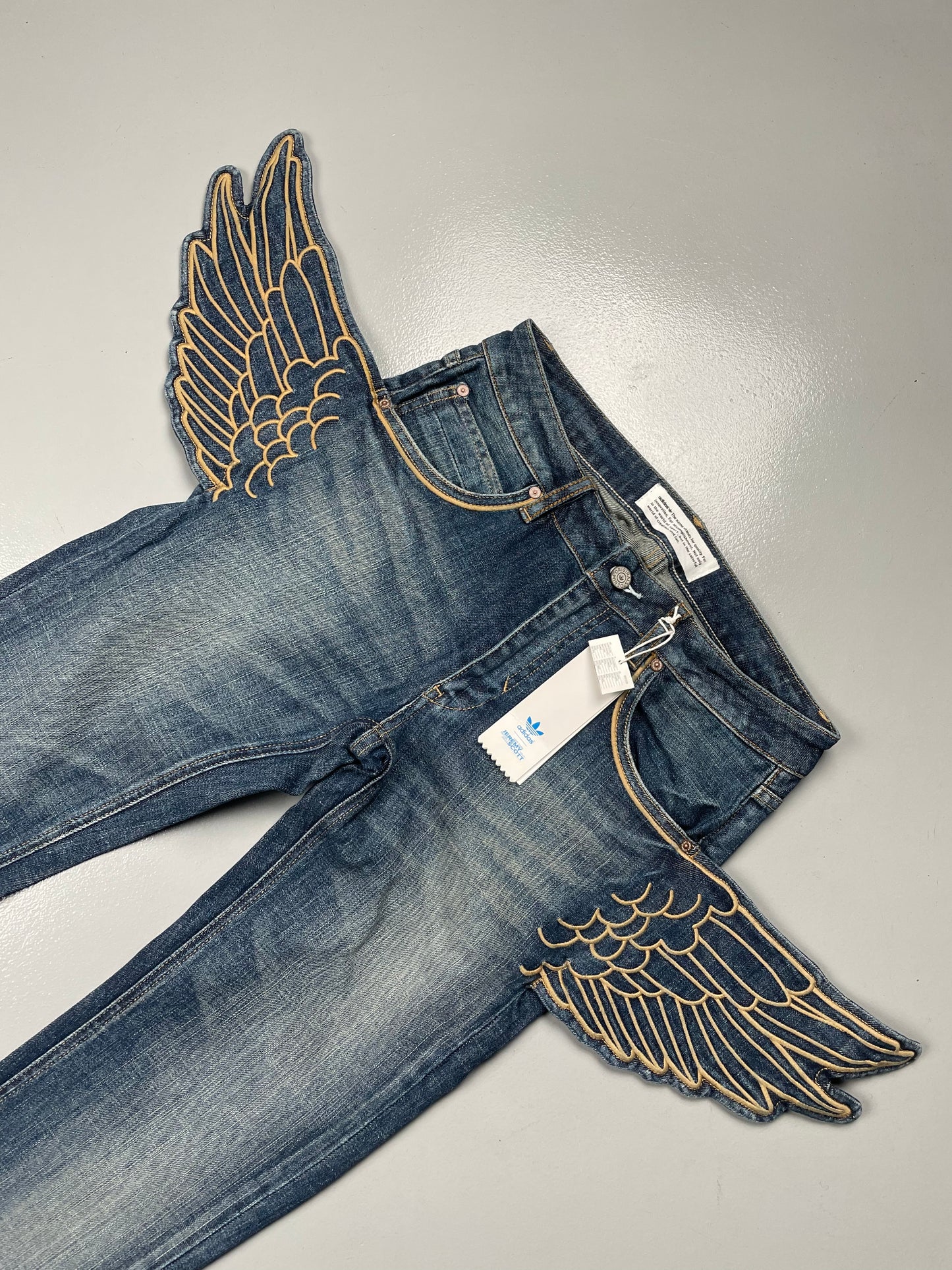 adidas Originals by Jeremy Scott A/W 2011 Wings Cupie JS skinny jeans - size 29