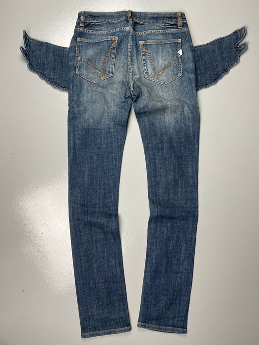 adidas Originals by Jeremy Scott A/W 2011 Wings Cupie JS skinny jeans - size 29