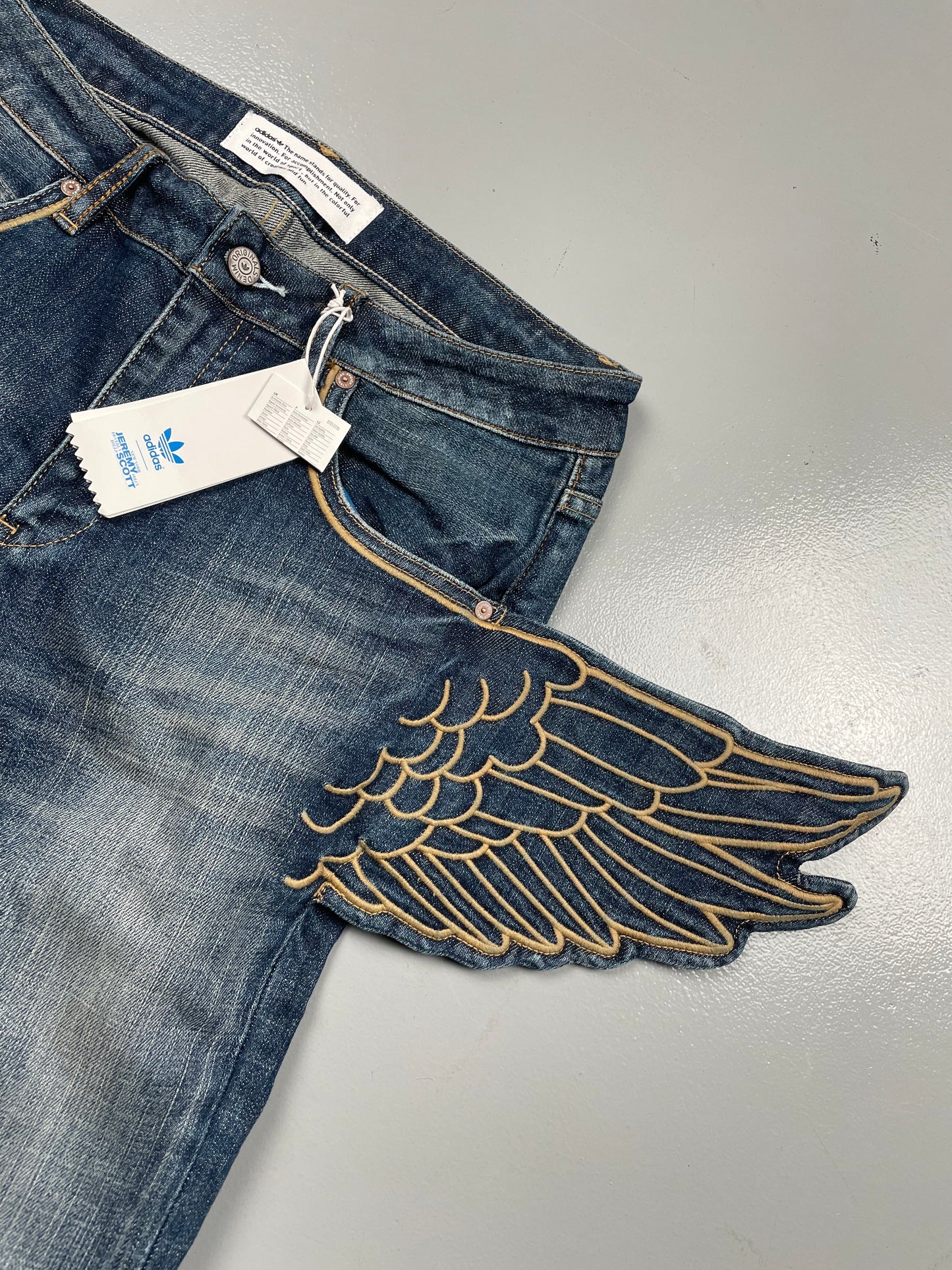 adidas Originals by Jeremy Scott A/W 2011 Wings Cupie JS skinny jeans - size 29