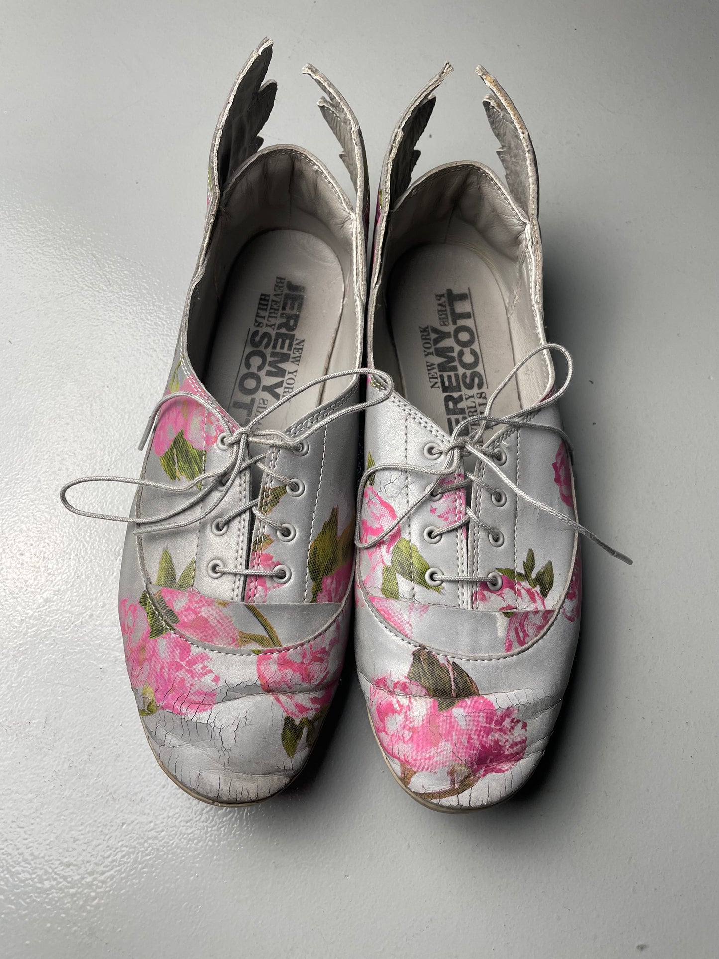 adidas Originals by Jeremy Scott S/S 2015 JS Wings Easy Five Floral - size 41 1/3