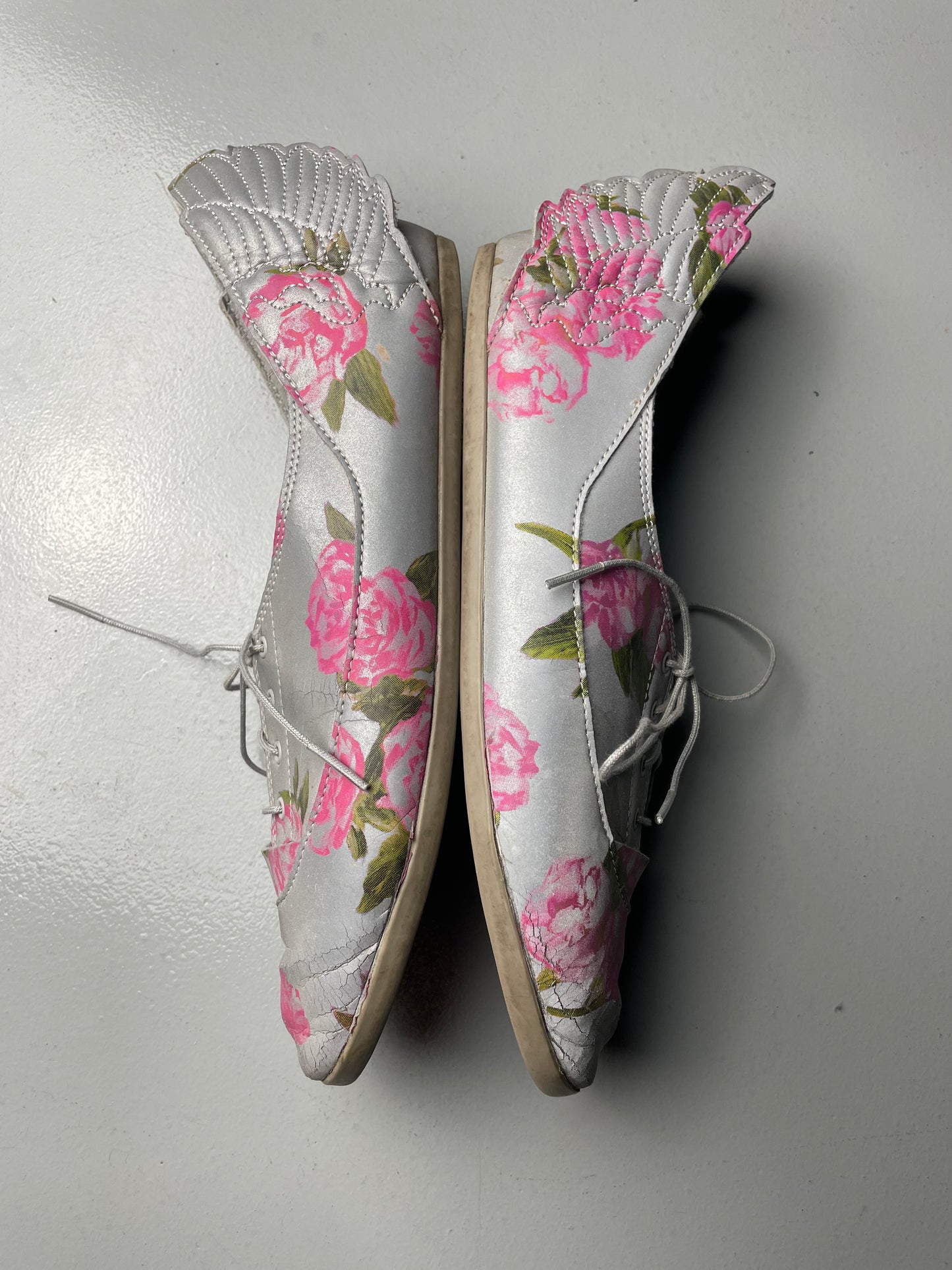 adidas Originals by Jeremy Scott S/S 2015 JS Wings Easy Five Floral - size 41 1/3