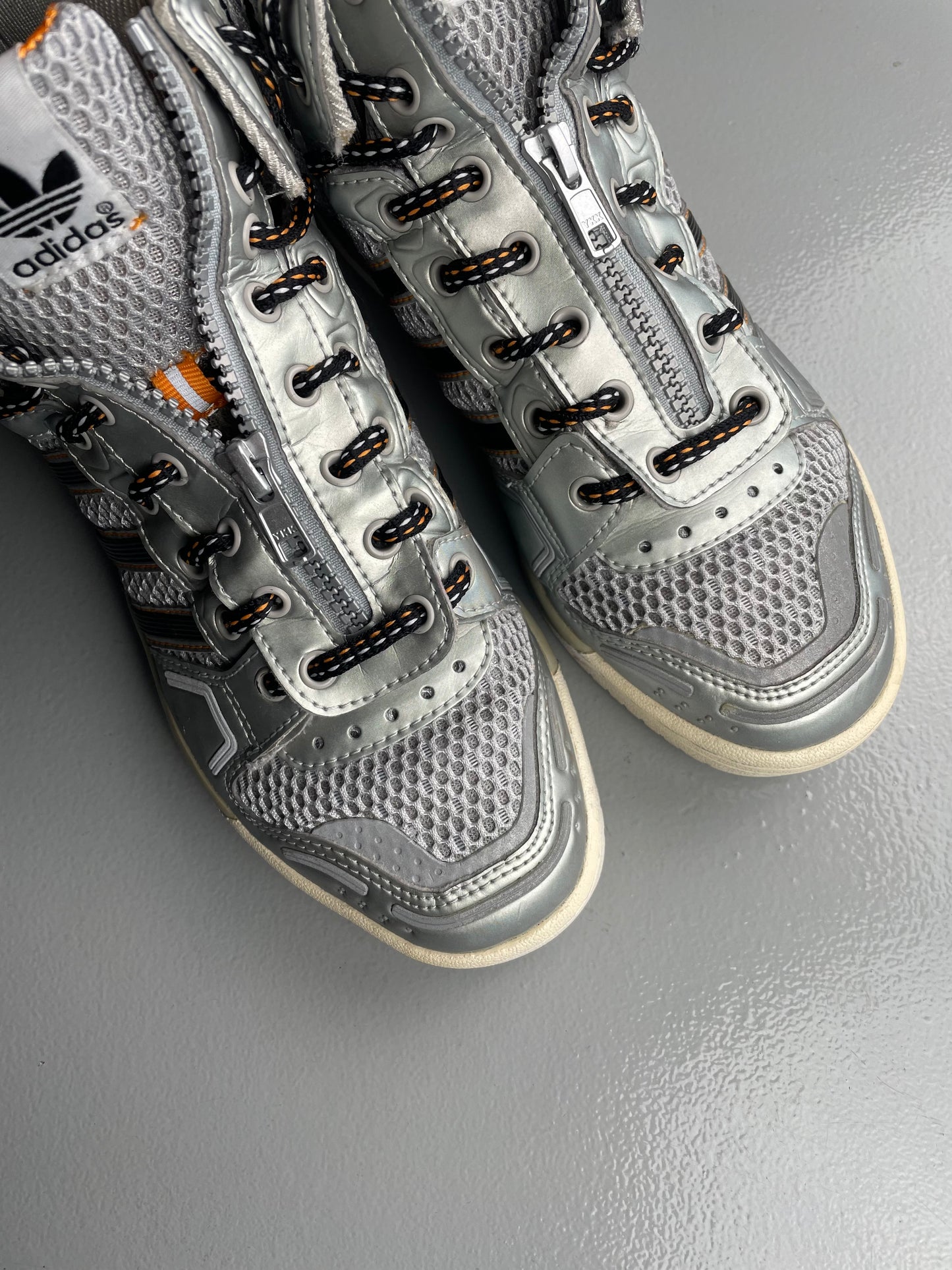 adidas Originals by Jeremy Scott A/W 2012 JS Wings 2.0 (Metallic Silver) - size 39 1/3