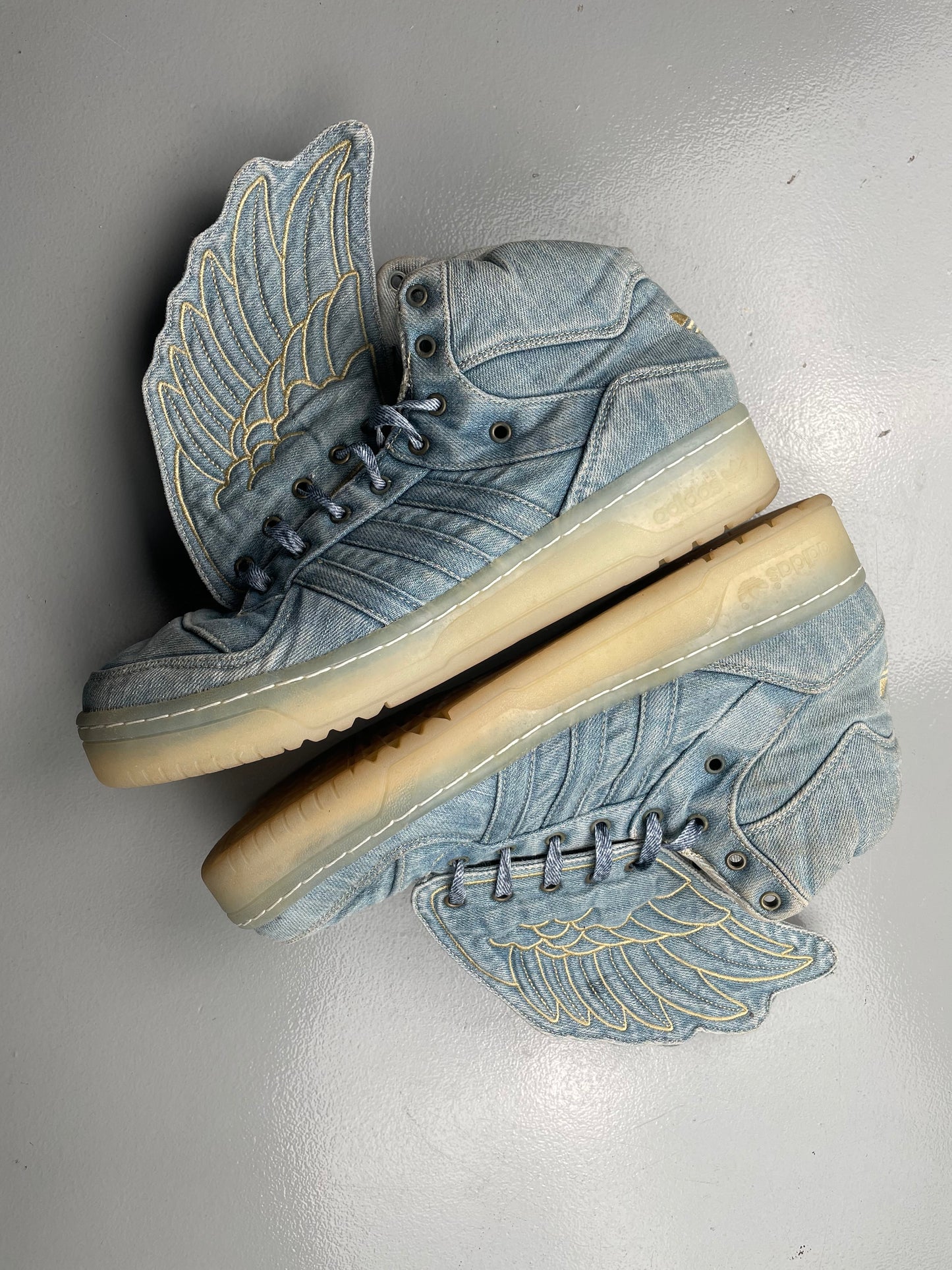 adidas Originals by Jeremy Scott S/S 2012 JS Wings Denim - size 46