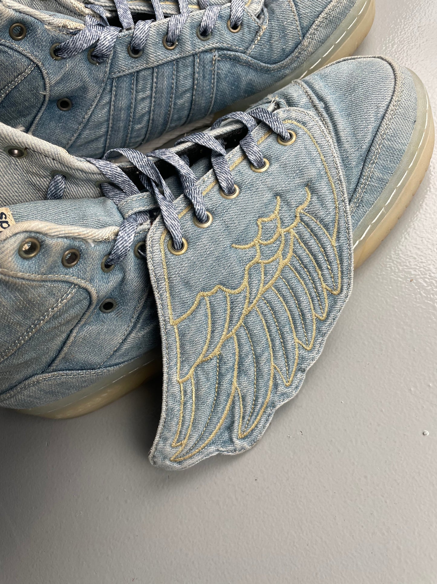 adidas Originals by Jeremy Scott S/S 2012 JS Wings Denim - size 46