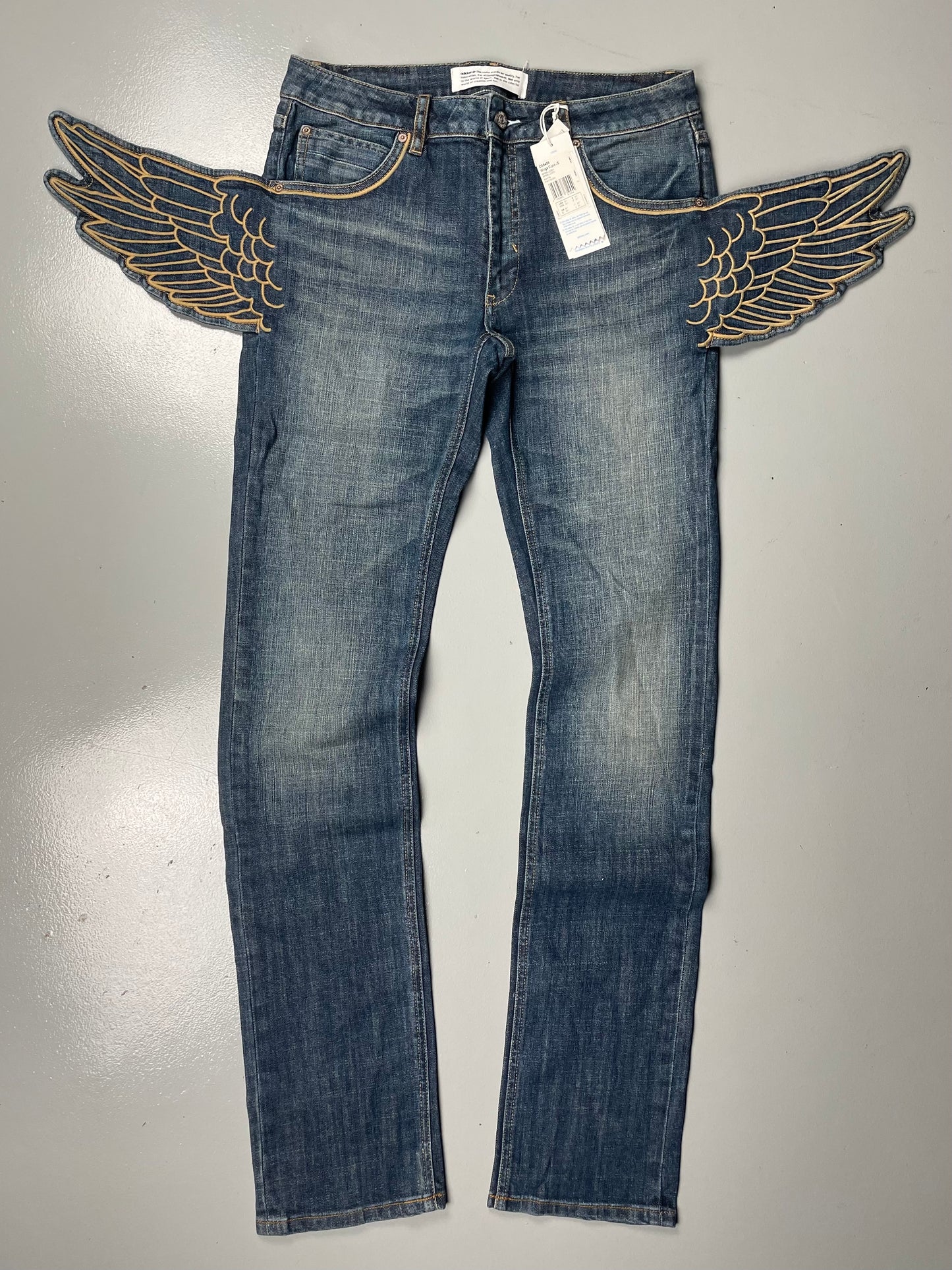 adidas Originals by Jeremy Scott A/W 2011 Wings Cupie JS skinny jeans - size 31