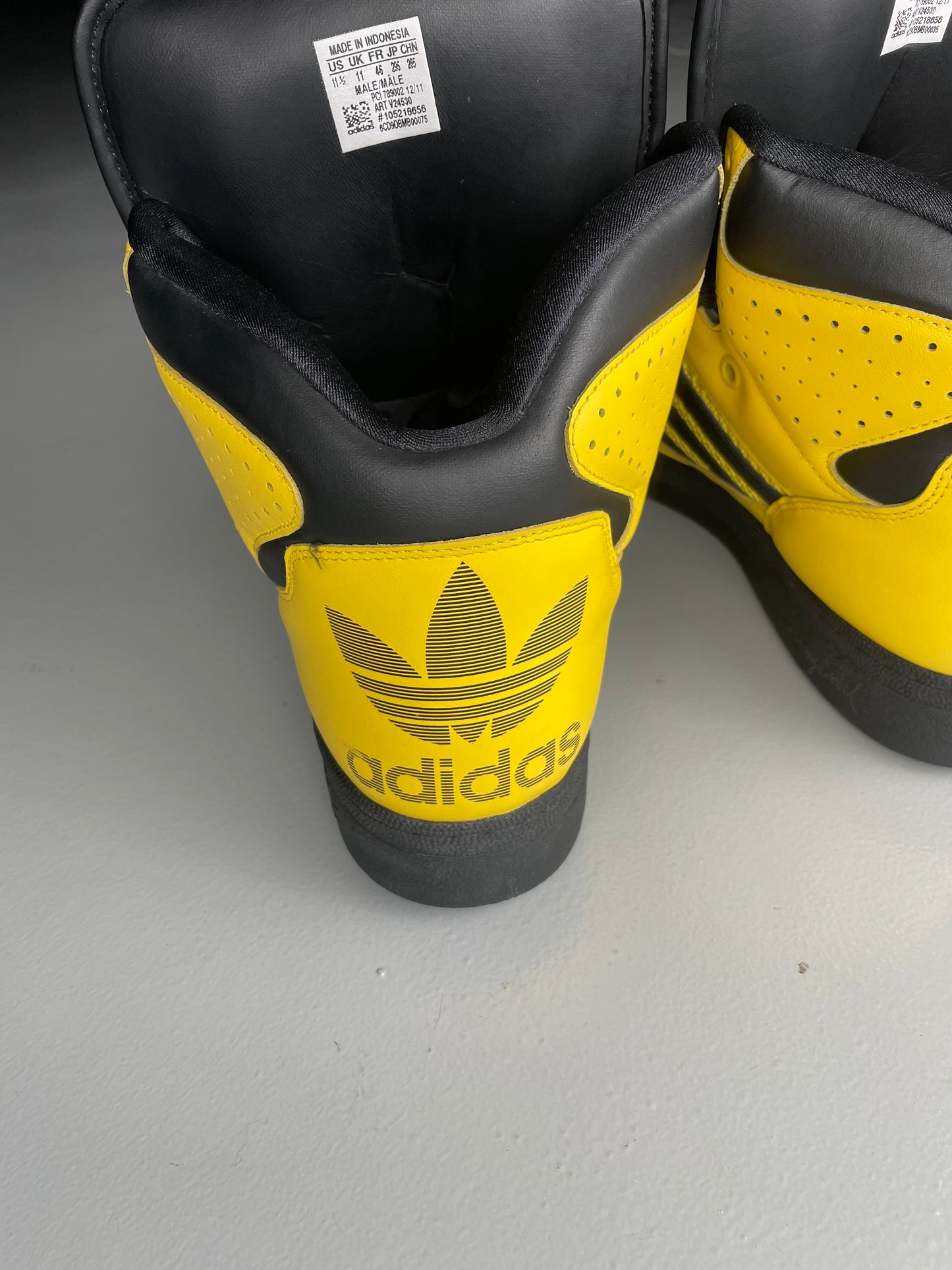 adidas Originals by Jeremy Scott S/S 2012 JS Instinct Hi (black/yellow) - size 46