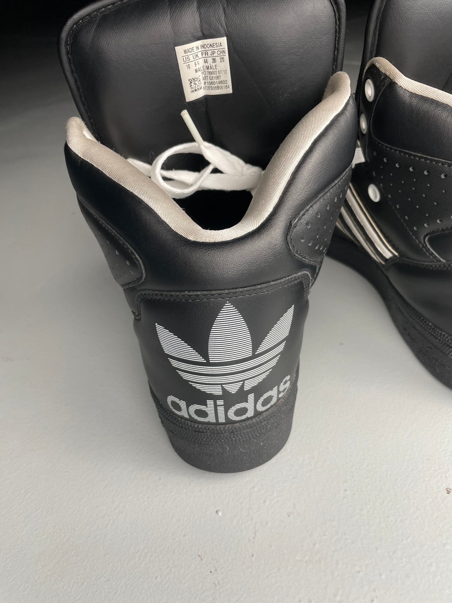 adidas Originals by Jeremy Scott A/W 2012 JS Instinct Hi (black) - size 44