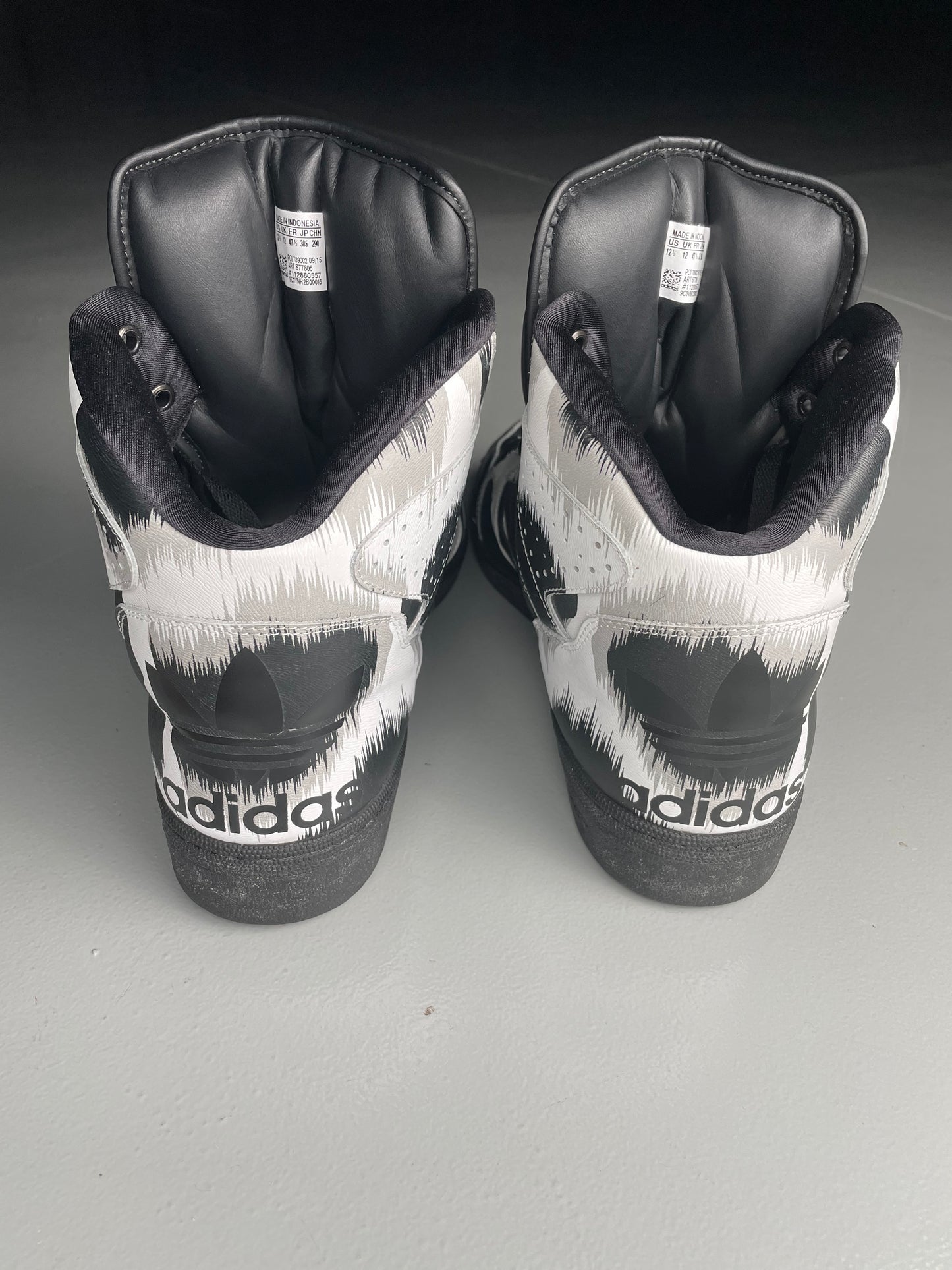 adidas Originals by Jeremy Scott A/W 2015 Instinct Hi G Leo - size 47 1/3