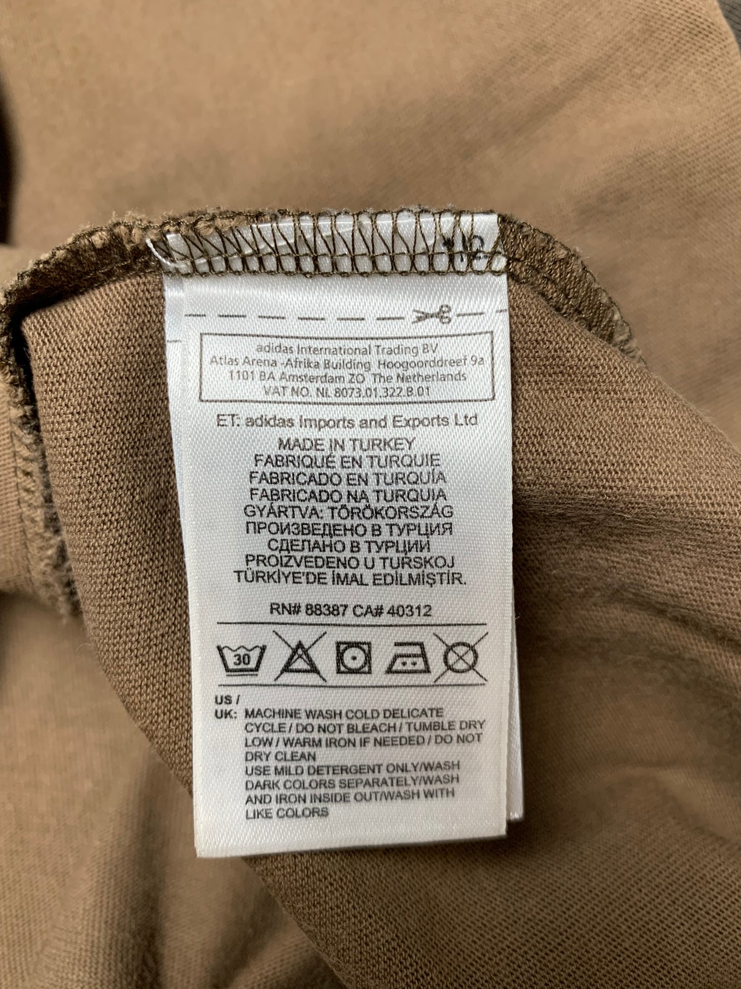 YEEZY Season 1 camo t-shirt - size S