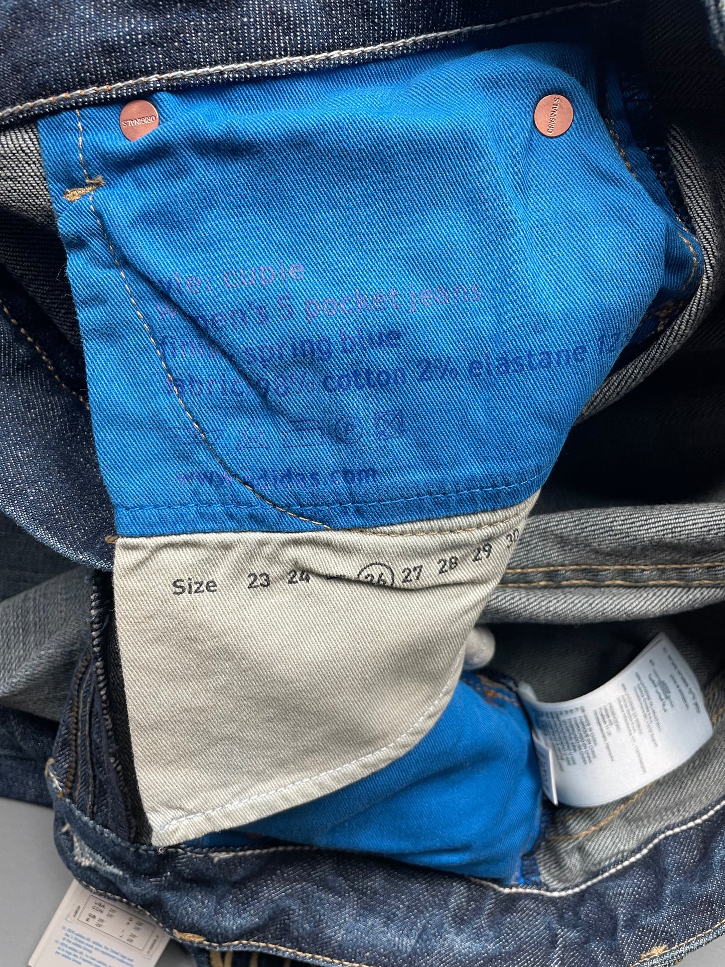 adidas Originals by Jeremy Scott A/W 2011 Wings Cupie JS skinny jeans - size 26