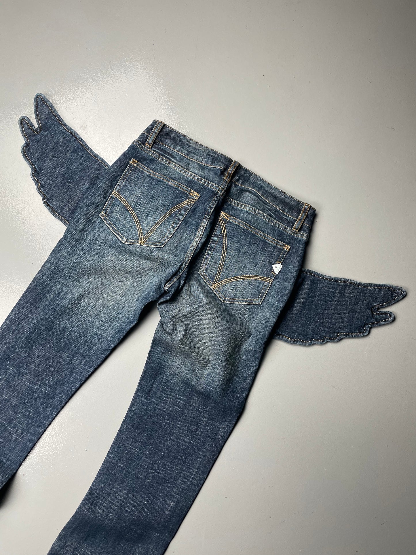adidas Originals by Jeremy Scott A/W 2011 Wings Cupie JS skinny jeans - size 26