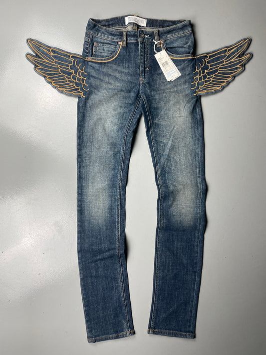 adidas Originals by Jeremy Scott A/W 2011 Wings Cupie JS skinny jeans - size 27