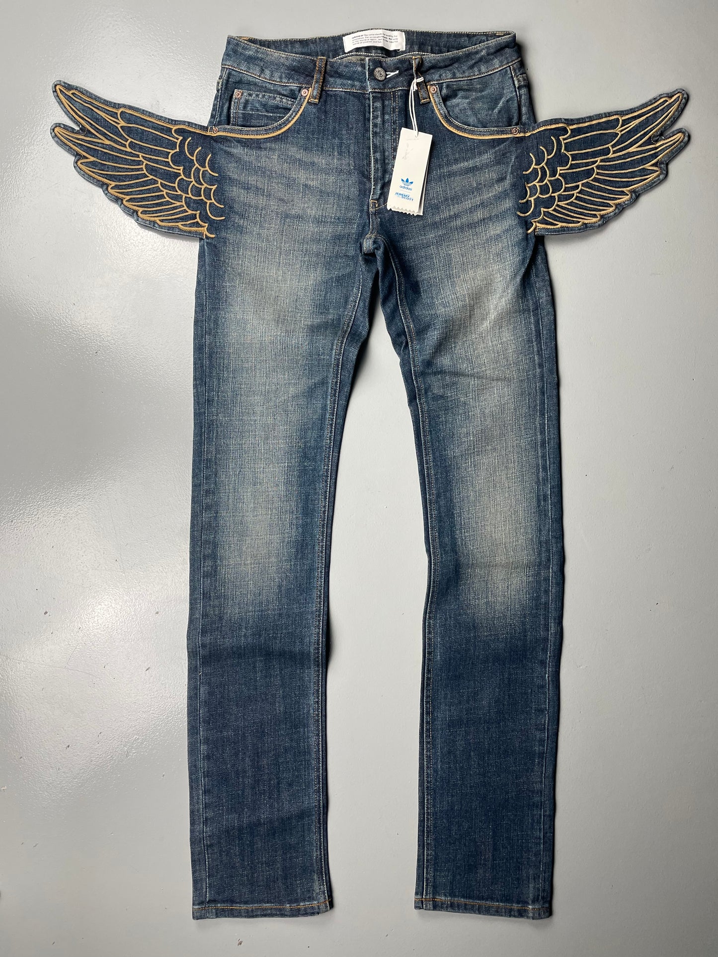 adidas Originals by Jeremy Scott A/W 2011 Wings Cupie JS skinny jeans - size 28