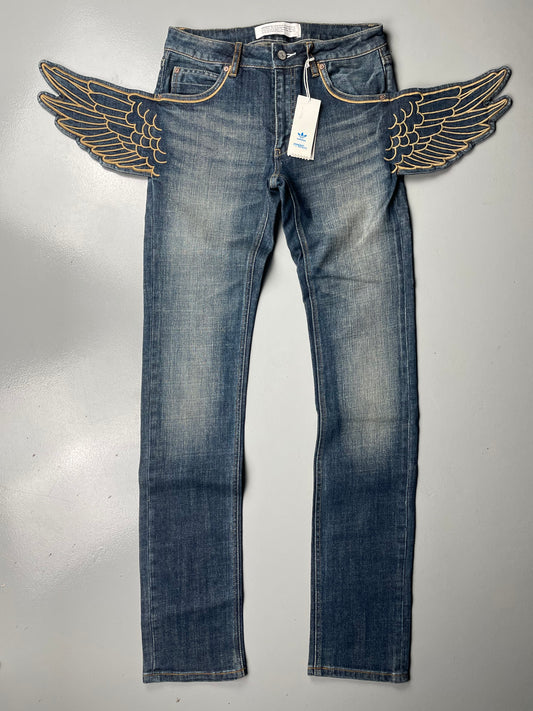 adidas Originals by Jeremy Scott A/W 2011 Wings Cupie JS skinny jeans - size 28