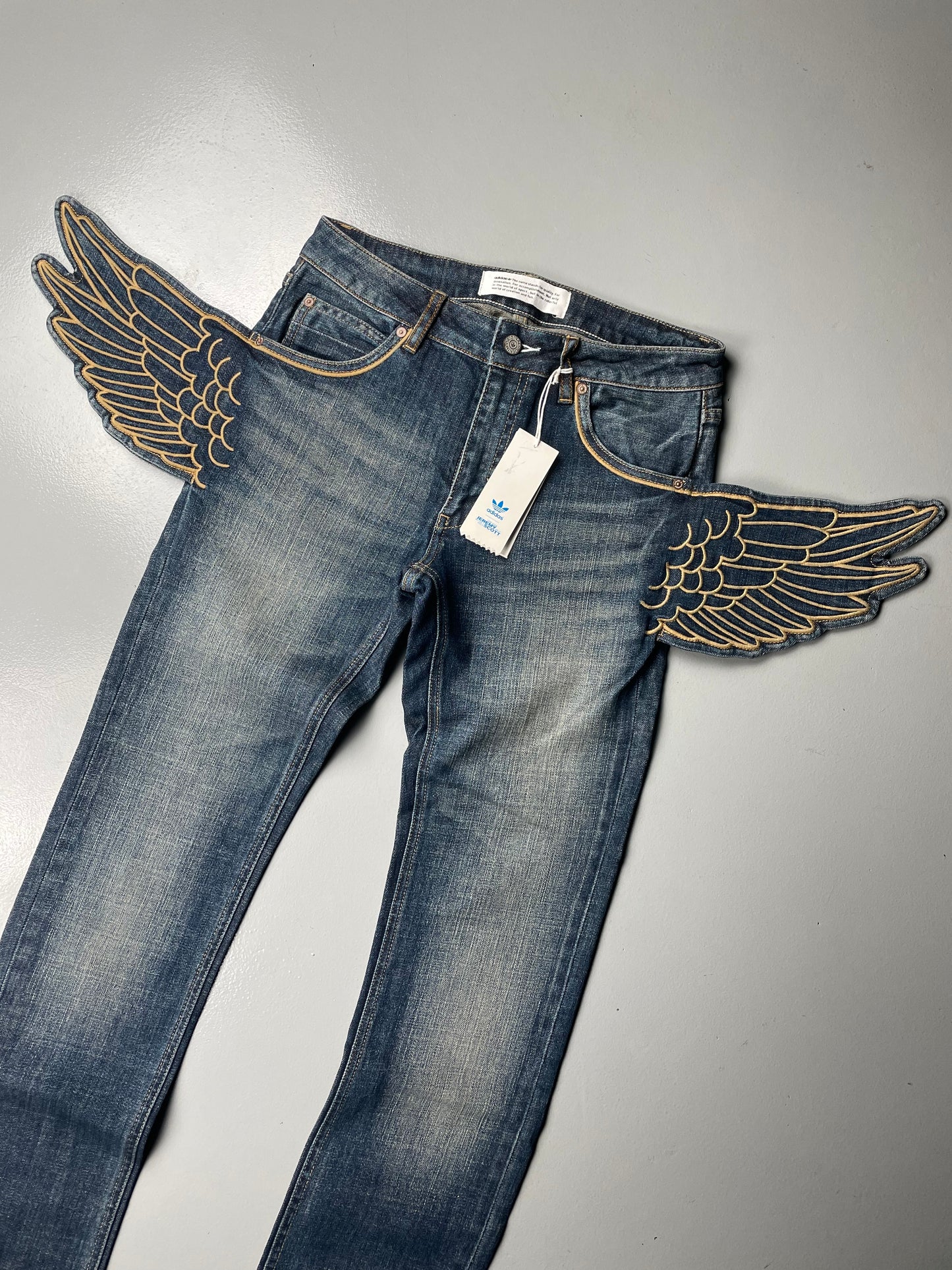 adidas Originals by Jeremy Scott A/W 2011 Wings Cupie JS skinny jeans - size 28
