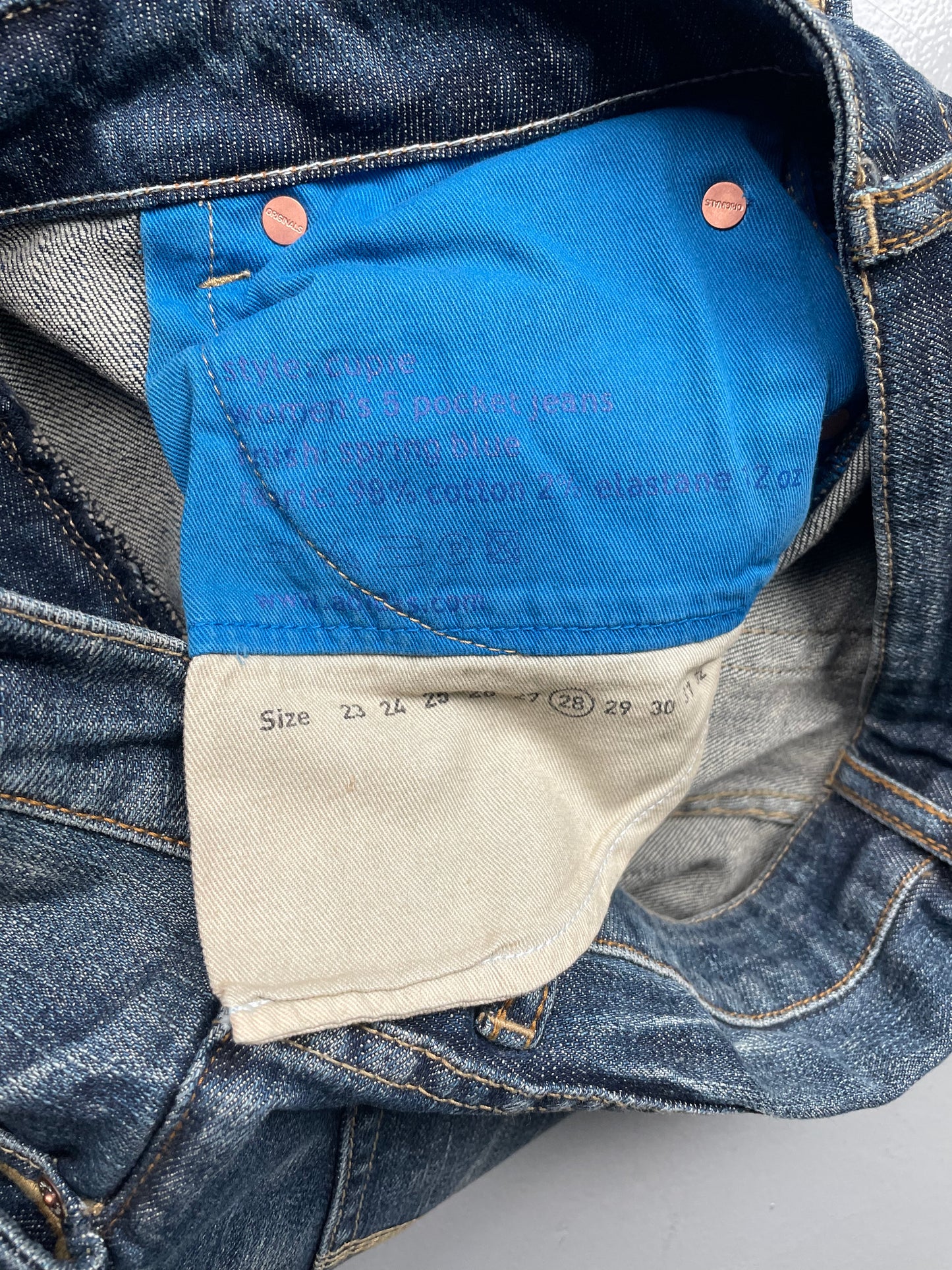 adidas Originals by Jeremy Scott A/W 2011 Wings Cupie JS skinny jeans - size 28