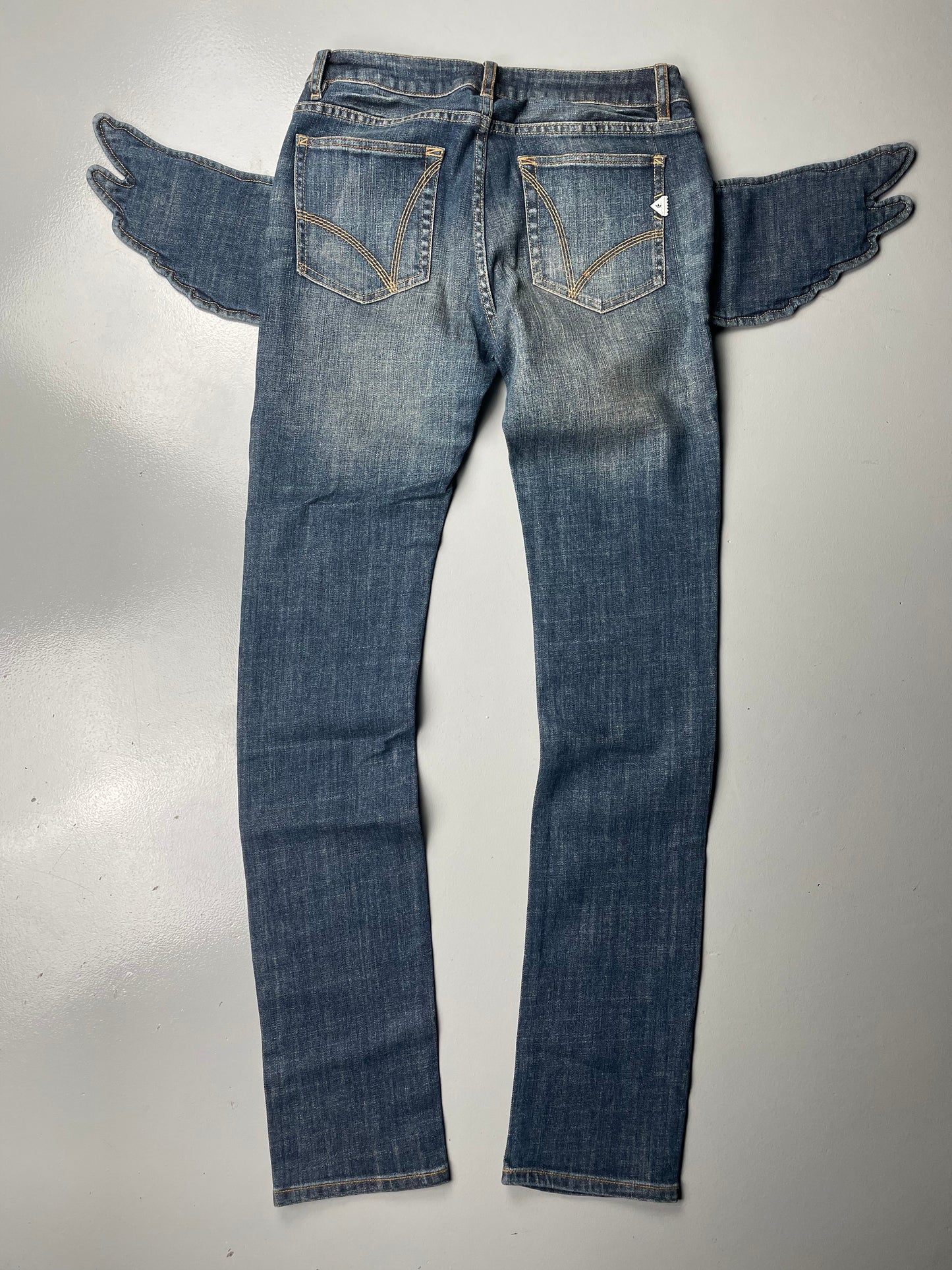 adidas Originals by Jeremy Scott A/W 2011 Wings Cupie JS skinny jeans - size 28