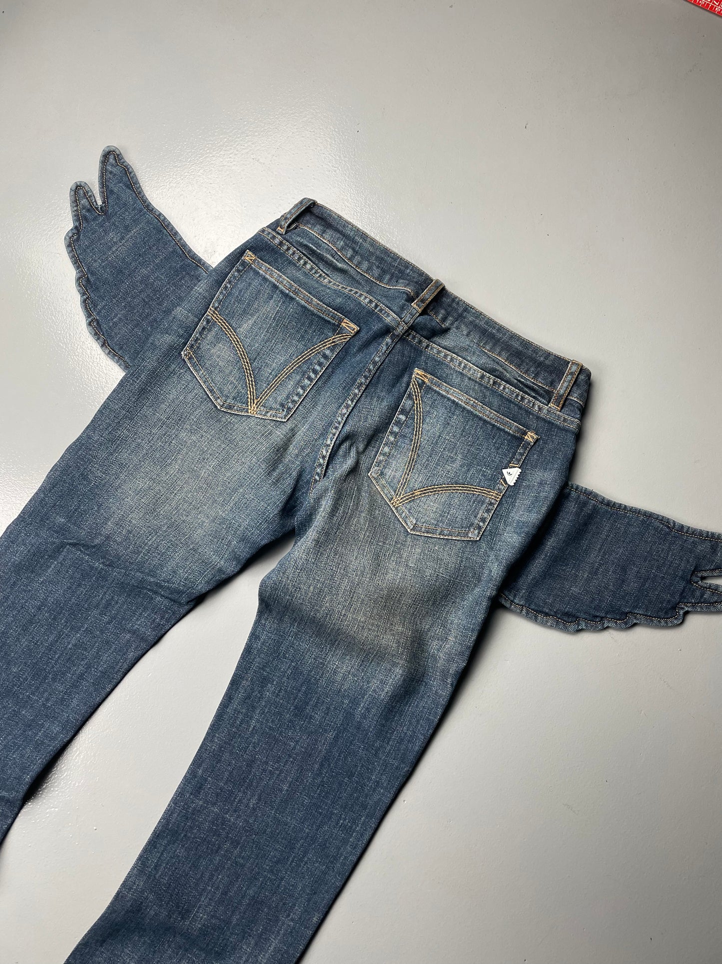 adidas Originals by Jeremy Scott A/W 2011 Wings Cupie JS skinny jeans - size 28