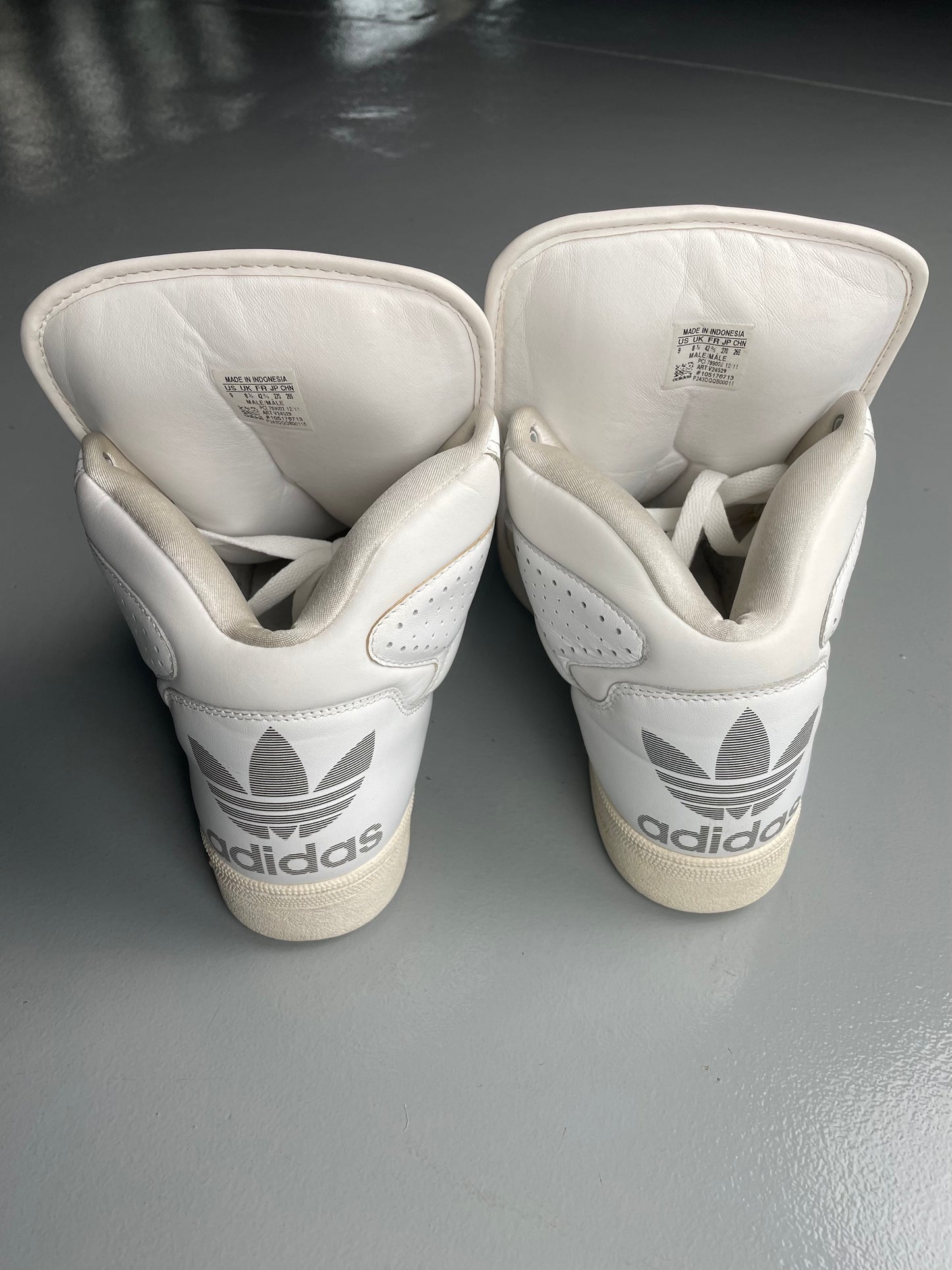 adidas Originals by Jeremy Scott S/S 2012 JS Instinct Hi (white) - size 42 2/3