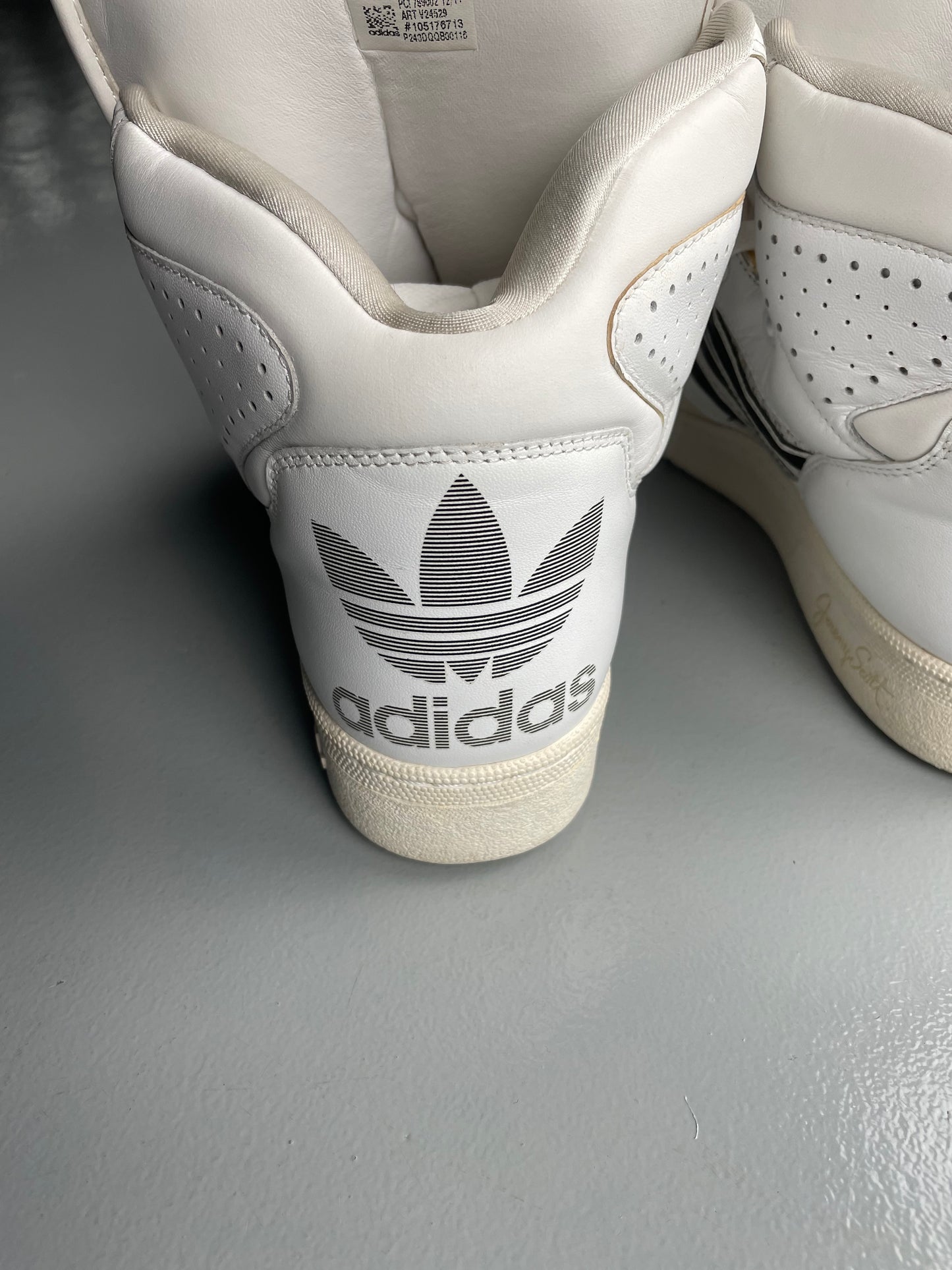 adidas Originals by Jeremy Scott S/S 2012 JS Instinct Hi (white) - size 42 2/3