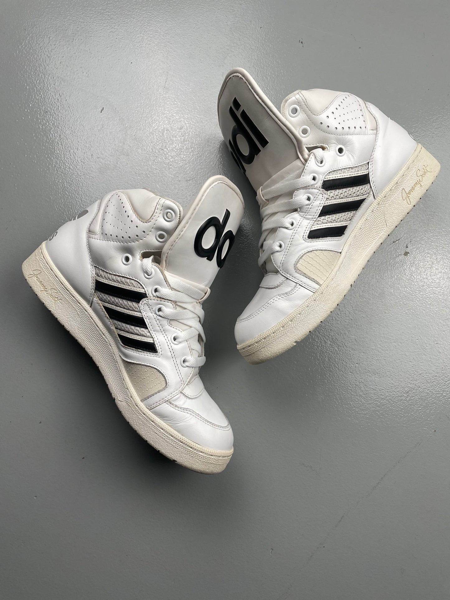 adidas Originals by Jeremy Scott S/S 2012 JS Instinct Hi (white) - size 42 2/3