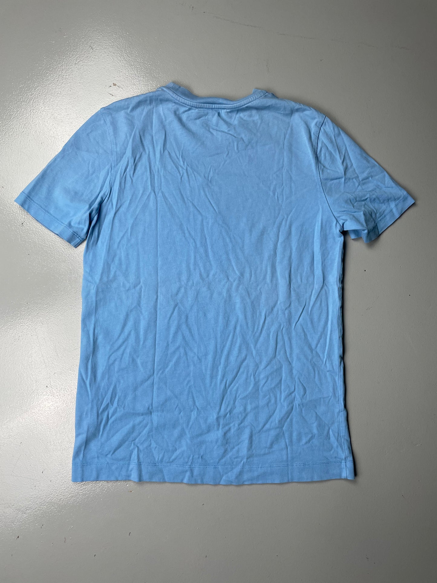 Gosha Rubchinskiy S/S 2016 GR logo t-shirt (blue) - size S