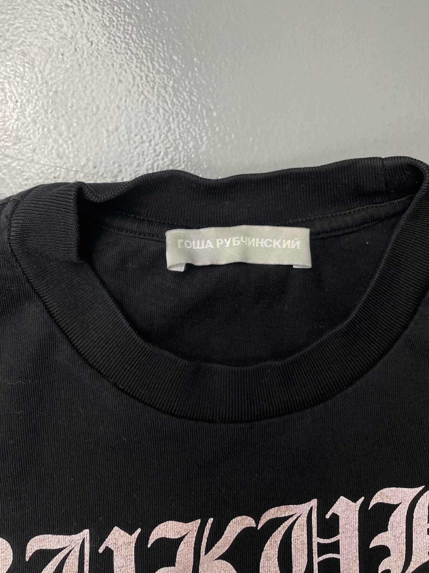 Gosha Rubchinskiy A/W 2012 "Viking" t-shirt (black) - size S