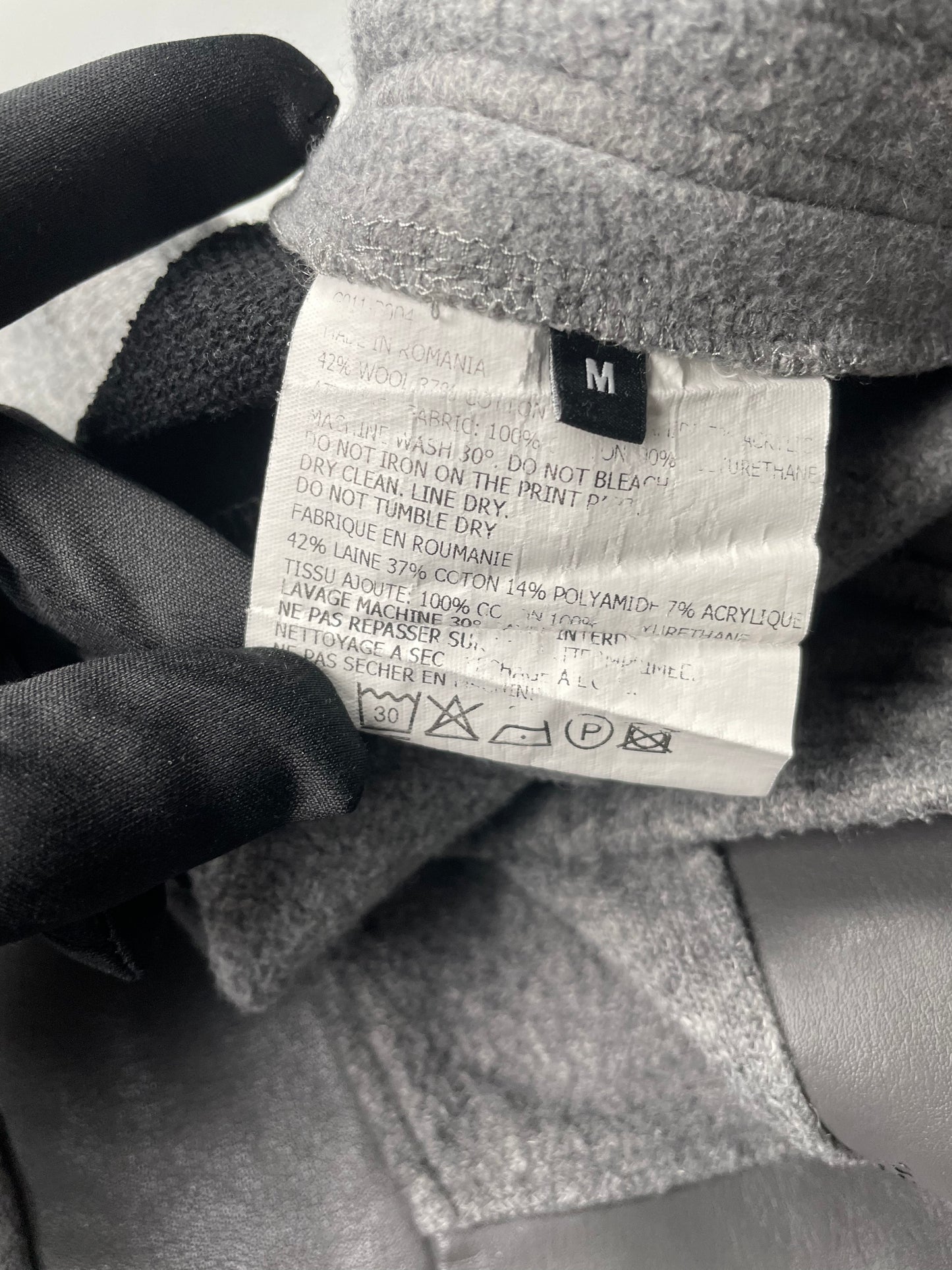 Gosha Rubchinskiy A/W 2017 wool sweatpants (grey)