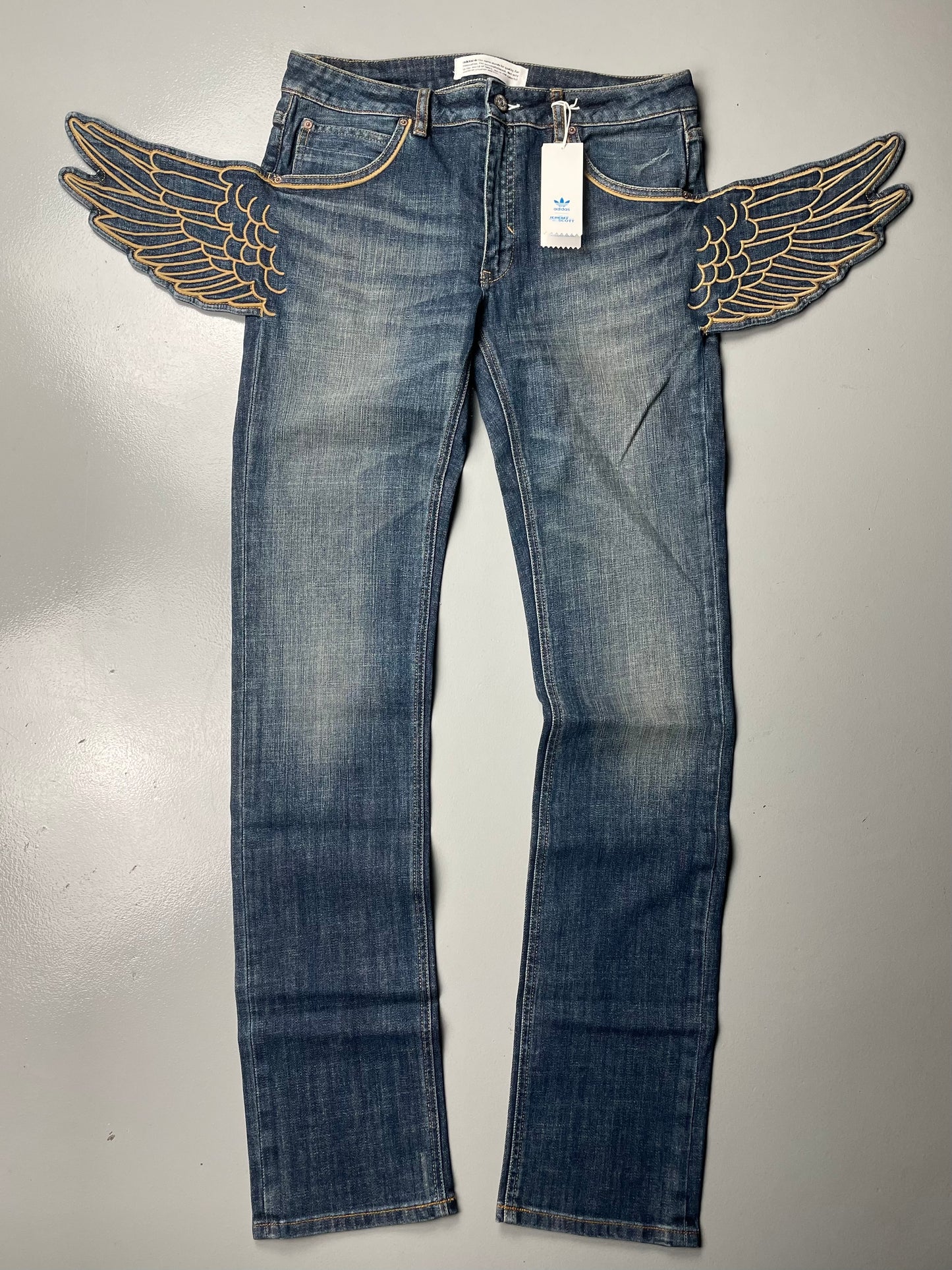 adidas Originals by Jeremy Scott A/W 2011 Wings Cupie JS skinny jeans - size 31